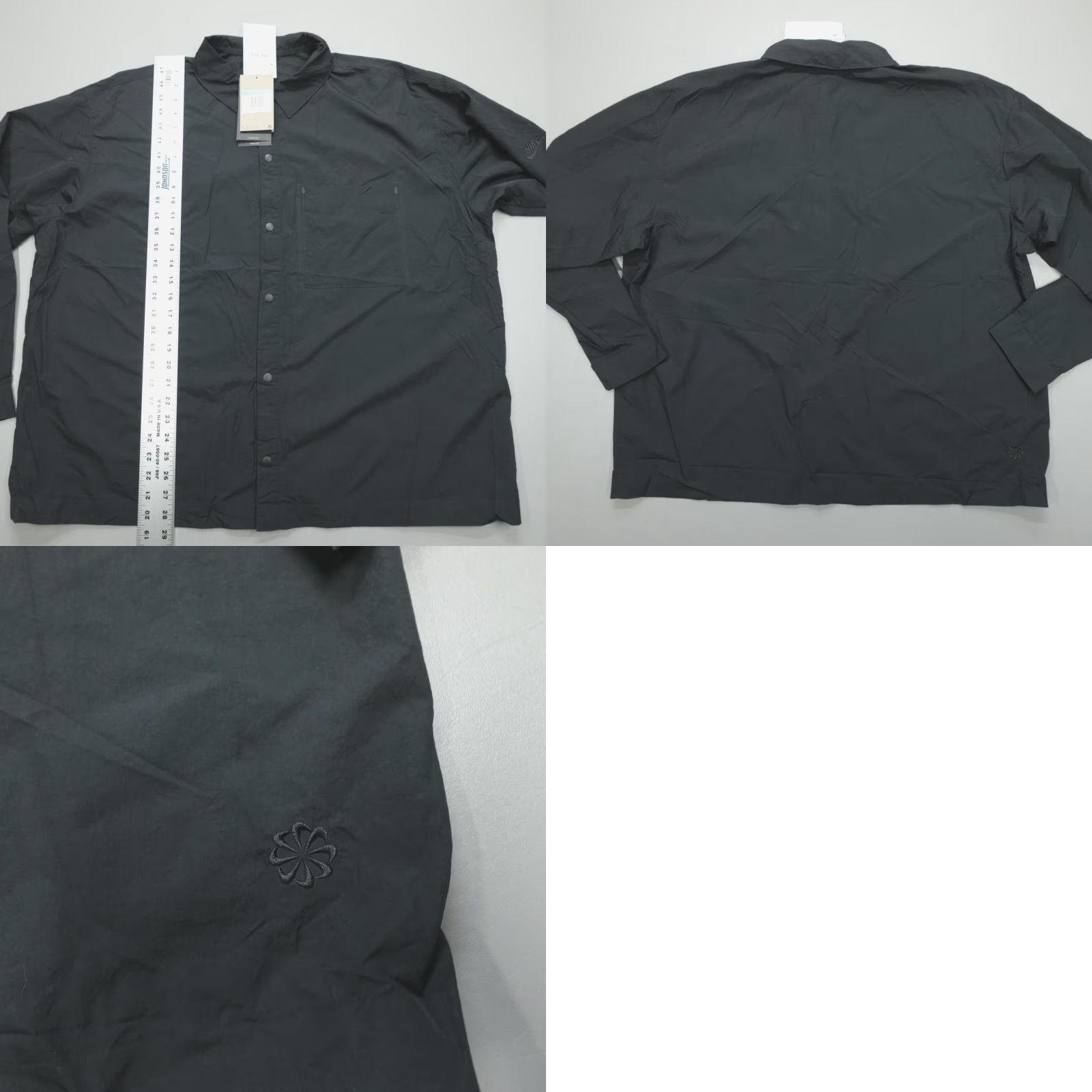 Nike Nike Tech Pack Woven LS Shirt Men XL Oversized Repel Black DX0205-010 Size US XL / EU 56 / 4 - 8 Thumbnail
