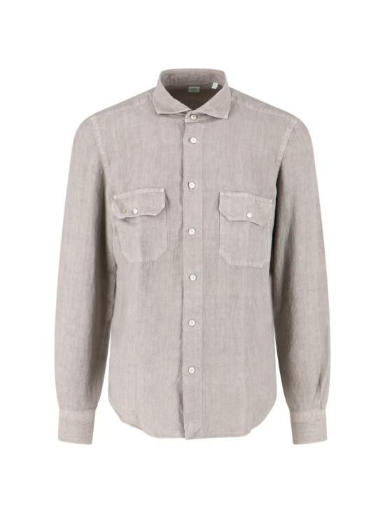Finamore FINAMORE Men Long Tops C0583R SALINA2T ACHILLE Beige Size US M / EU 48-50 / 2 - 1 Thumbnail