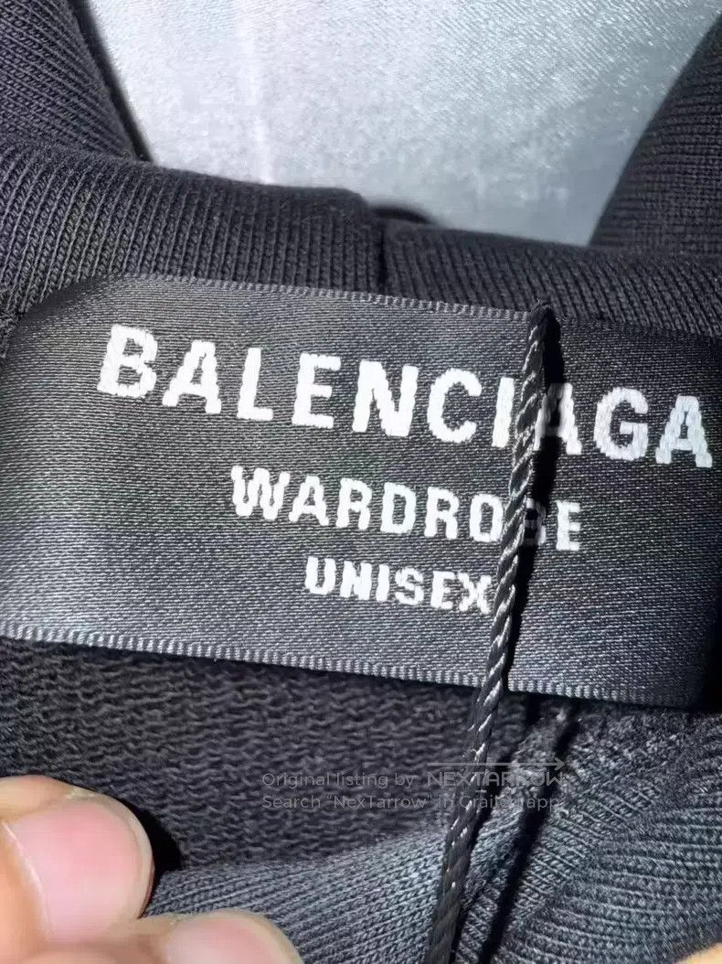 Balenciaga Balenciaga Black Coke Embroidered Hoodie Size US S / EU 44-46 / 1 - 3 Thumbnail