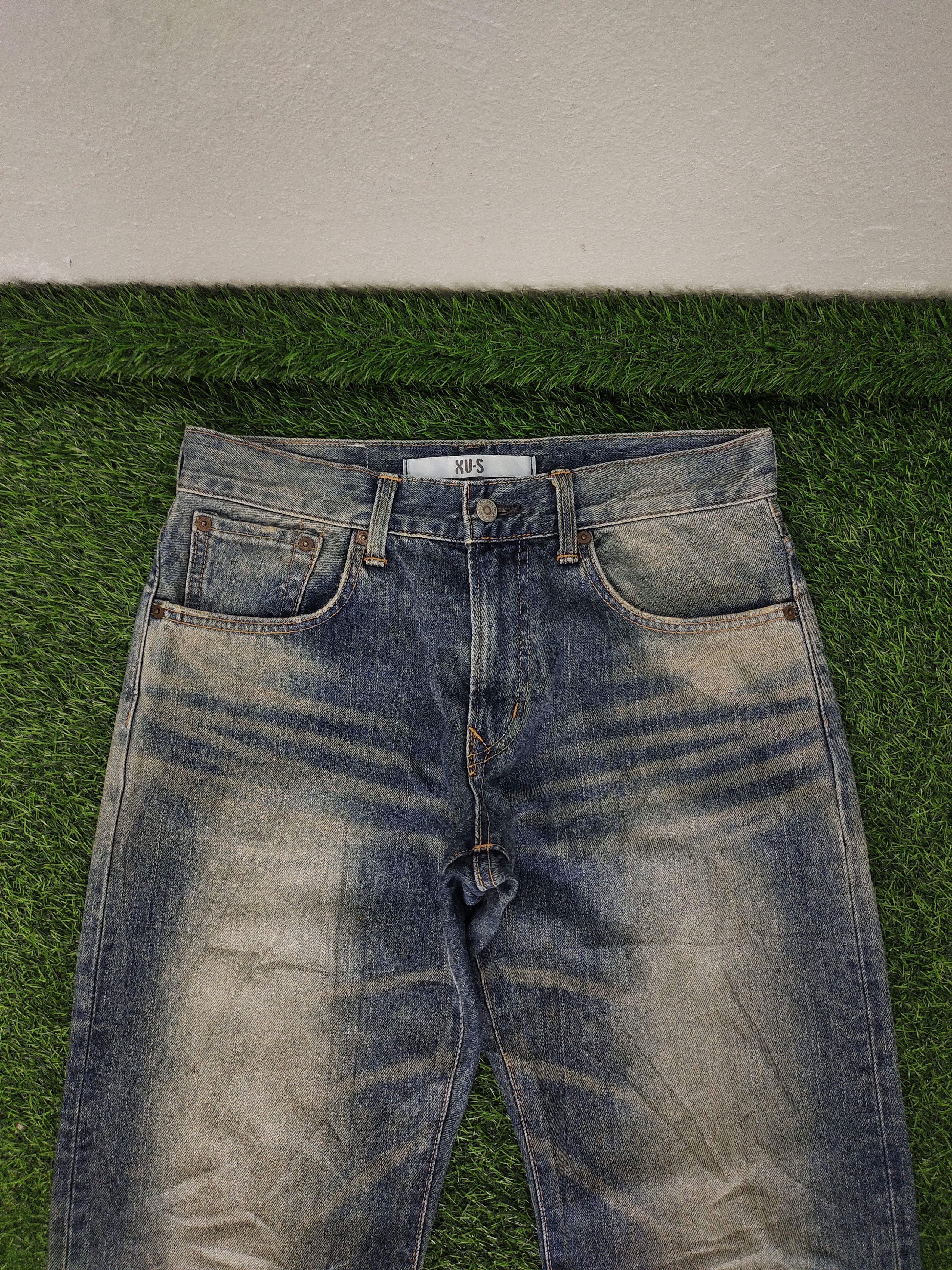 Edwin Vintage Edwin Xvs Japan Clawmark Distress Faded Jeans Size US 30 / EU 46 - 3 Thumbnail