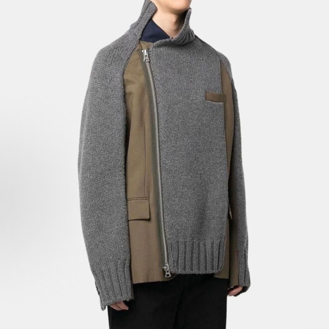 Sacai Sacai Casual Oversized Sweater xxs Men Size US XXS / EU 40 - 1 Thumbnail