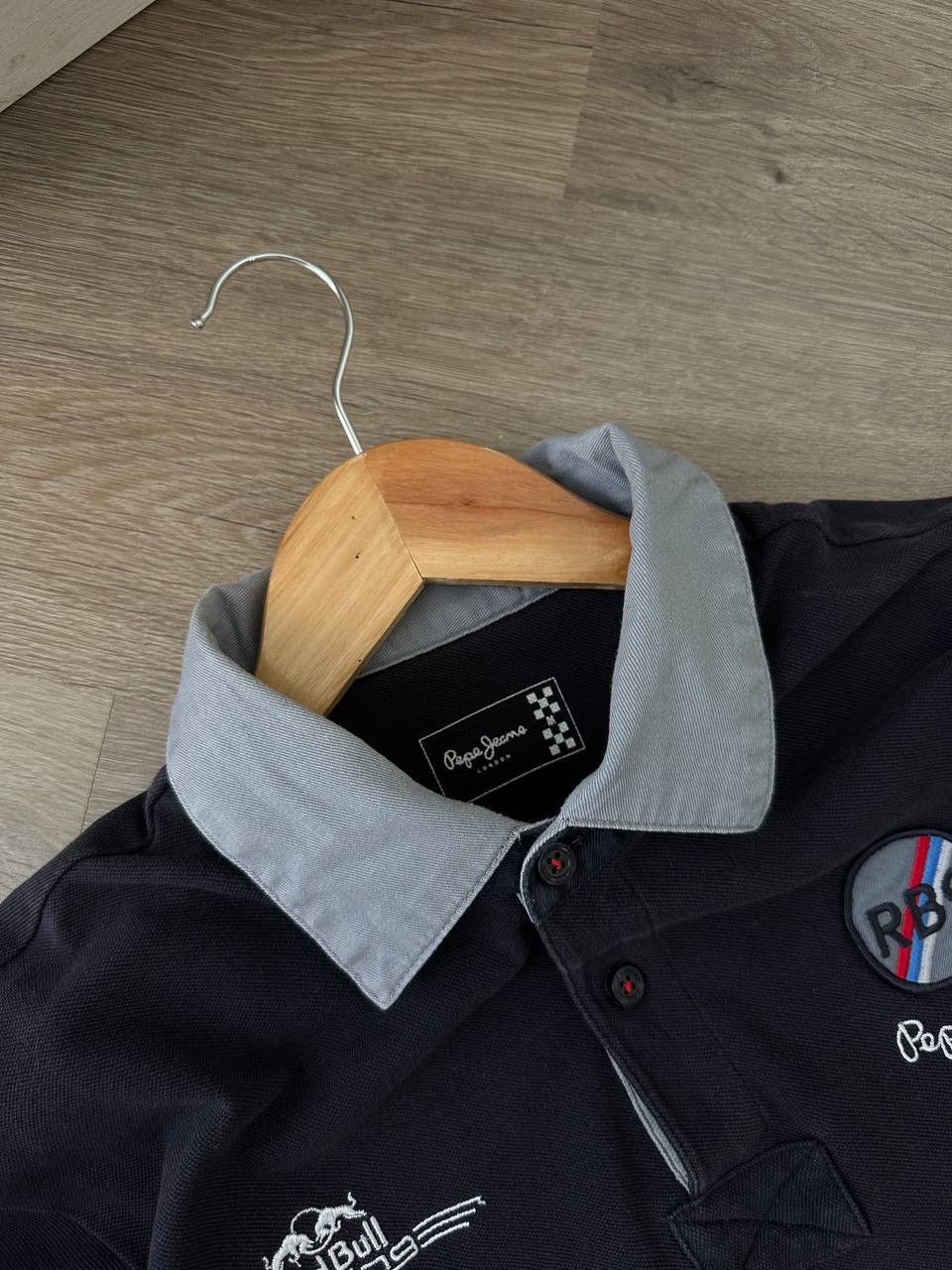 Red Bull × Vintage Vintage RedBull Racing Rugby Pepe Jens Blue Sweatshirt Size US M / EU 48-50 / 2 - 9 Thumbnail