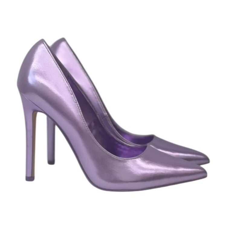 Other OLIVIA FERGUSON / Kiara / Metallic Lavender / Stiletto High Size US 10 / IT 40 - 1 Thumbnail