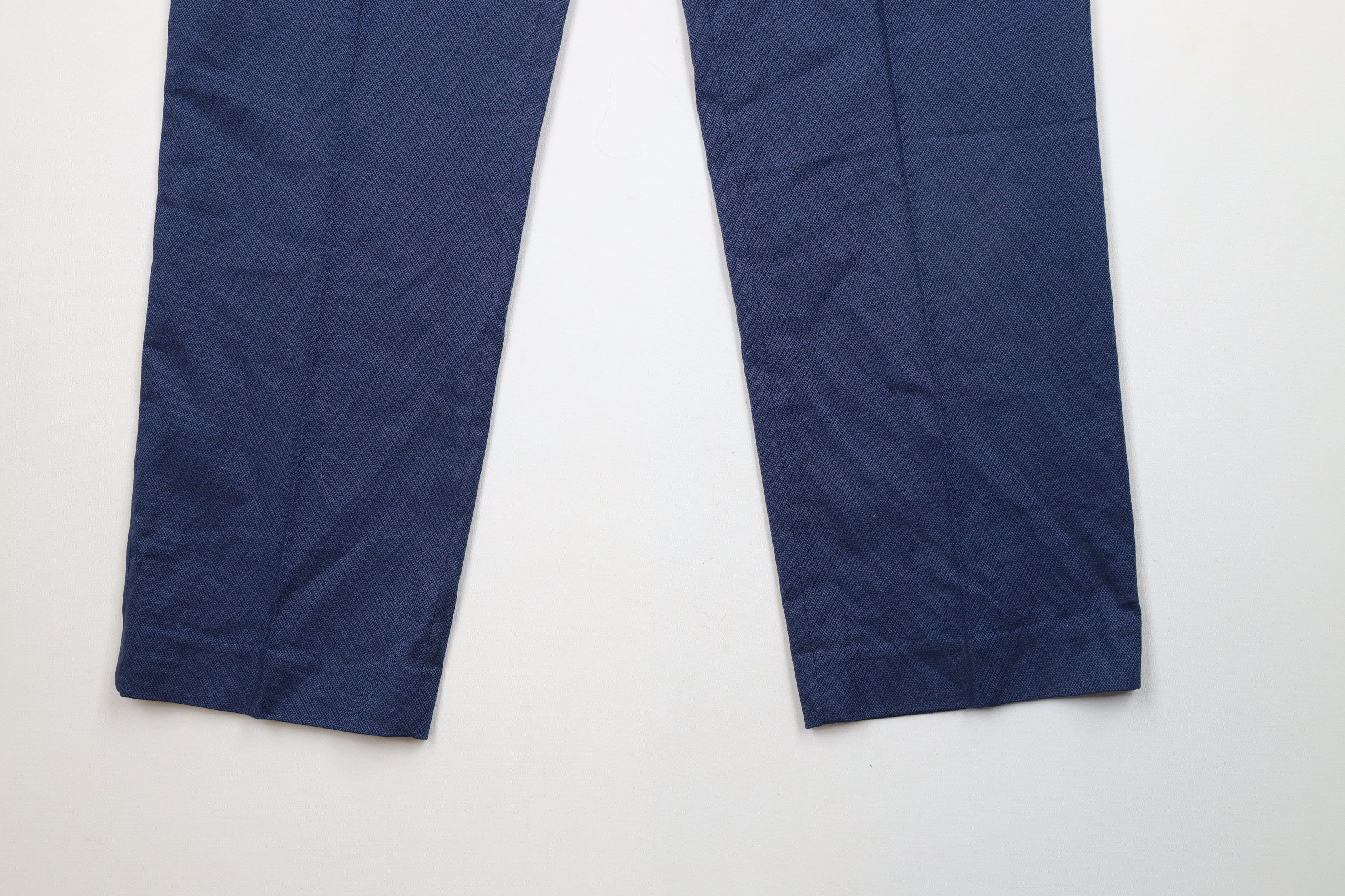 Express × Vintage New Express Producer Straight Leg Chino Pants Trousers Blue Size US 33 - 4 Thumbnail
