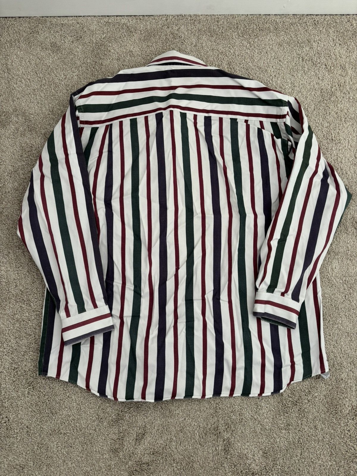 Vintage Vintage Geoffrey Beene Striped Shirt Size US L / EU 52-54 / 3 - 4 Thumbnail
