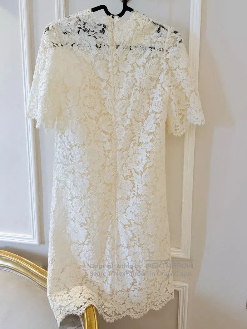Valentino Valentino White lace dress two-piece set Size S / US 4 / IT 40 - 2 Thumbnail