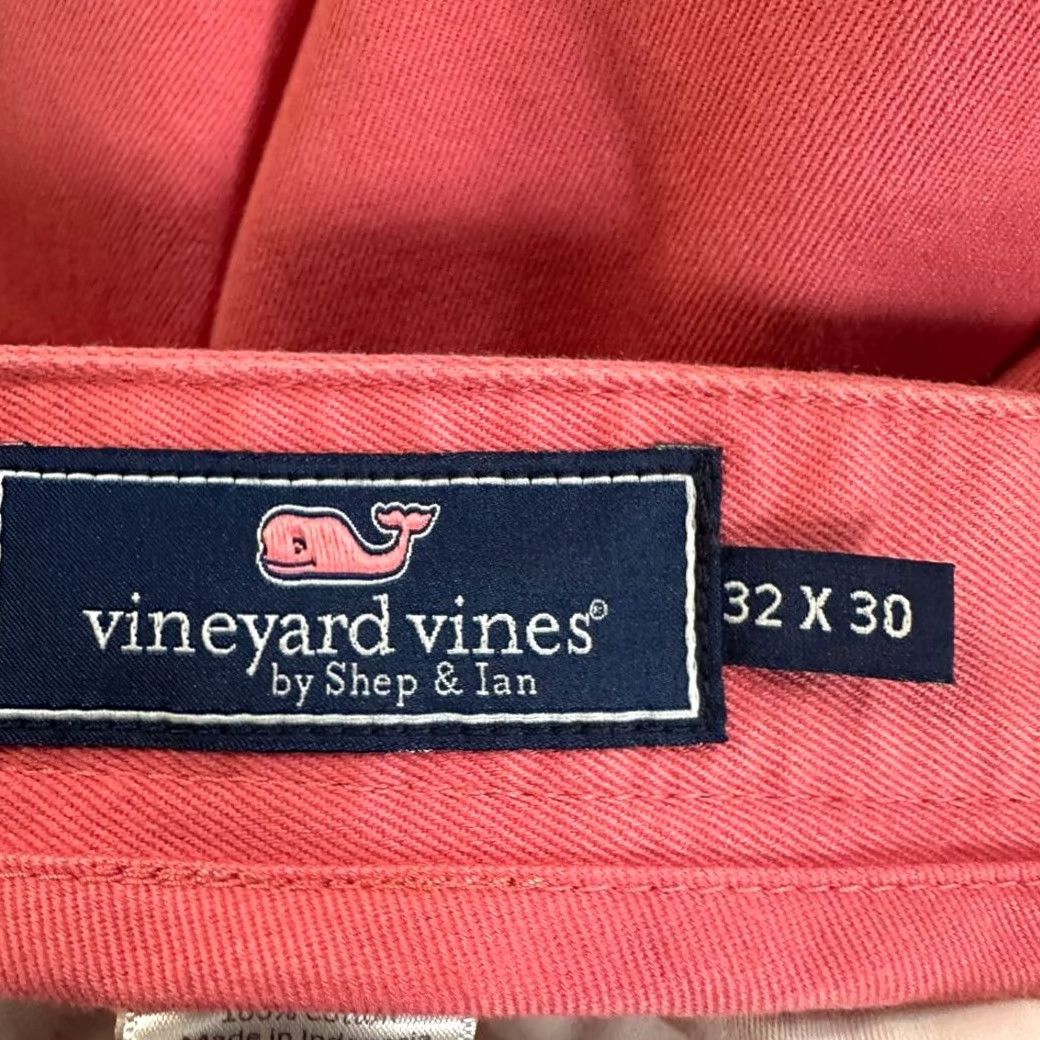 Vineyard Vines Vineyard Vines Khaki Pants Mens 32x30 Pink Flat Front Casual Straight Leg Pocket Pants Mens 32x30 Pink Flat Front Casual Straight Leg Pocket Womens? Size US 32 / EU 48 - 4 Thumbnail