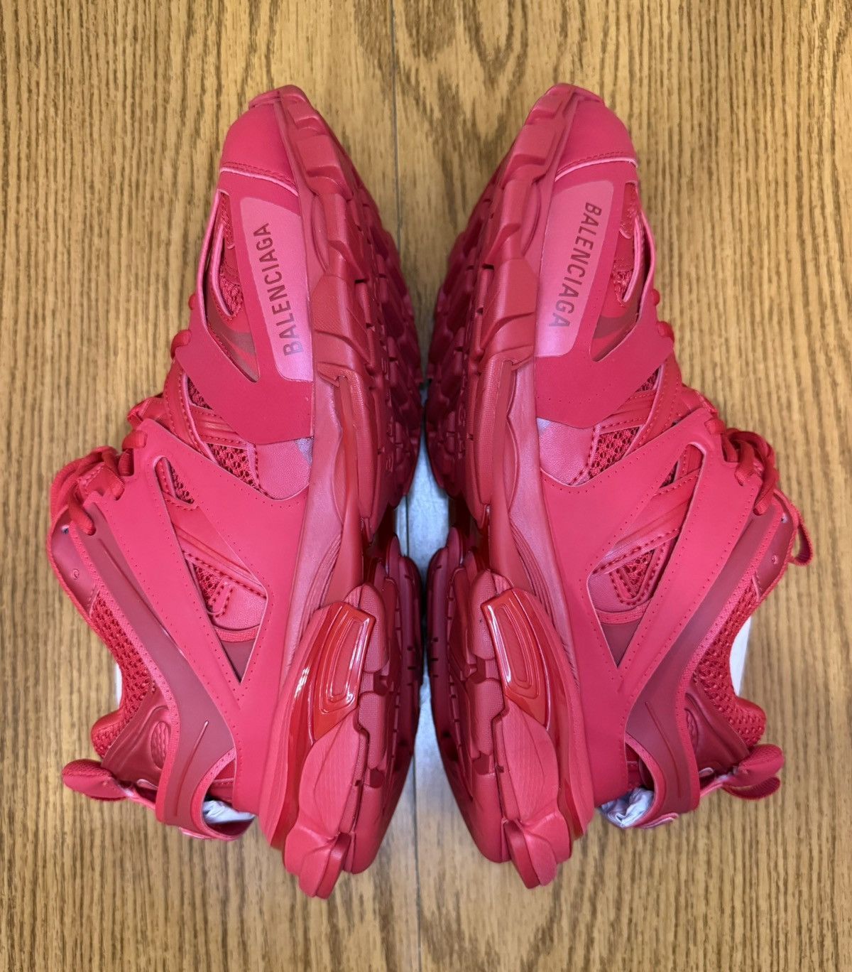 Balenciaga Balenciaga Track Sneaker (Red) Size US 11 / EU 44 - 3 Thumbnail