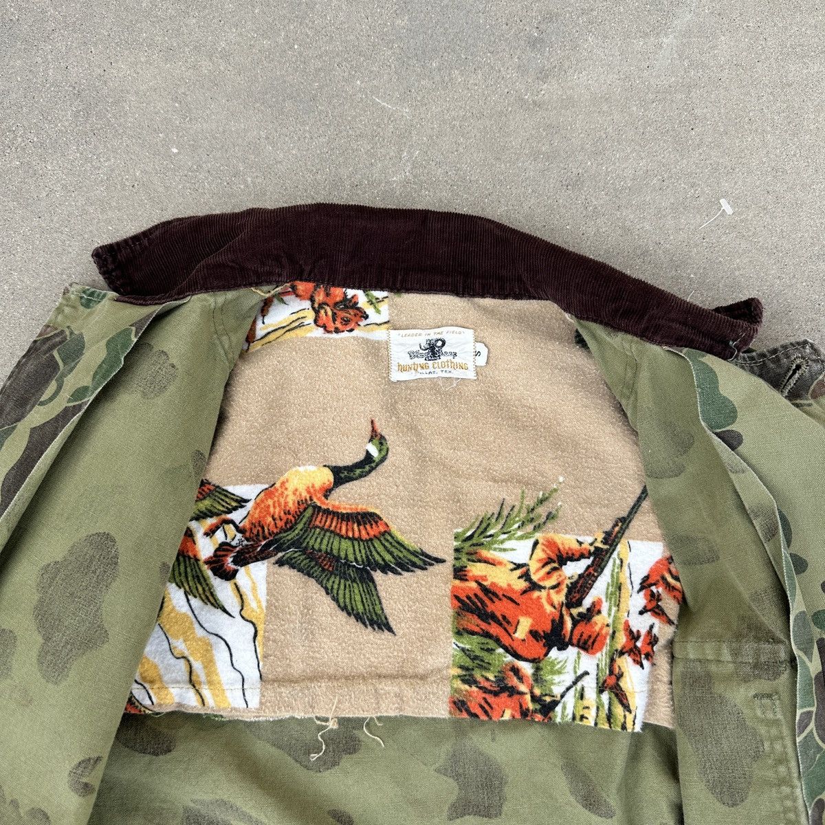 Vintage 70'S Black Sheep Camouflage Duck Hunter Camo Duck Jacket Size US S / EU 44-46 / 1 - 8 Thumbnail