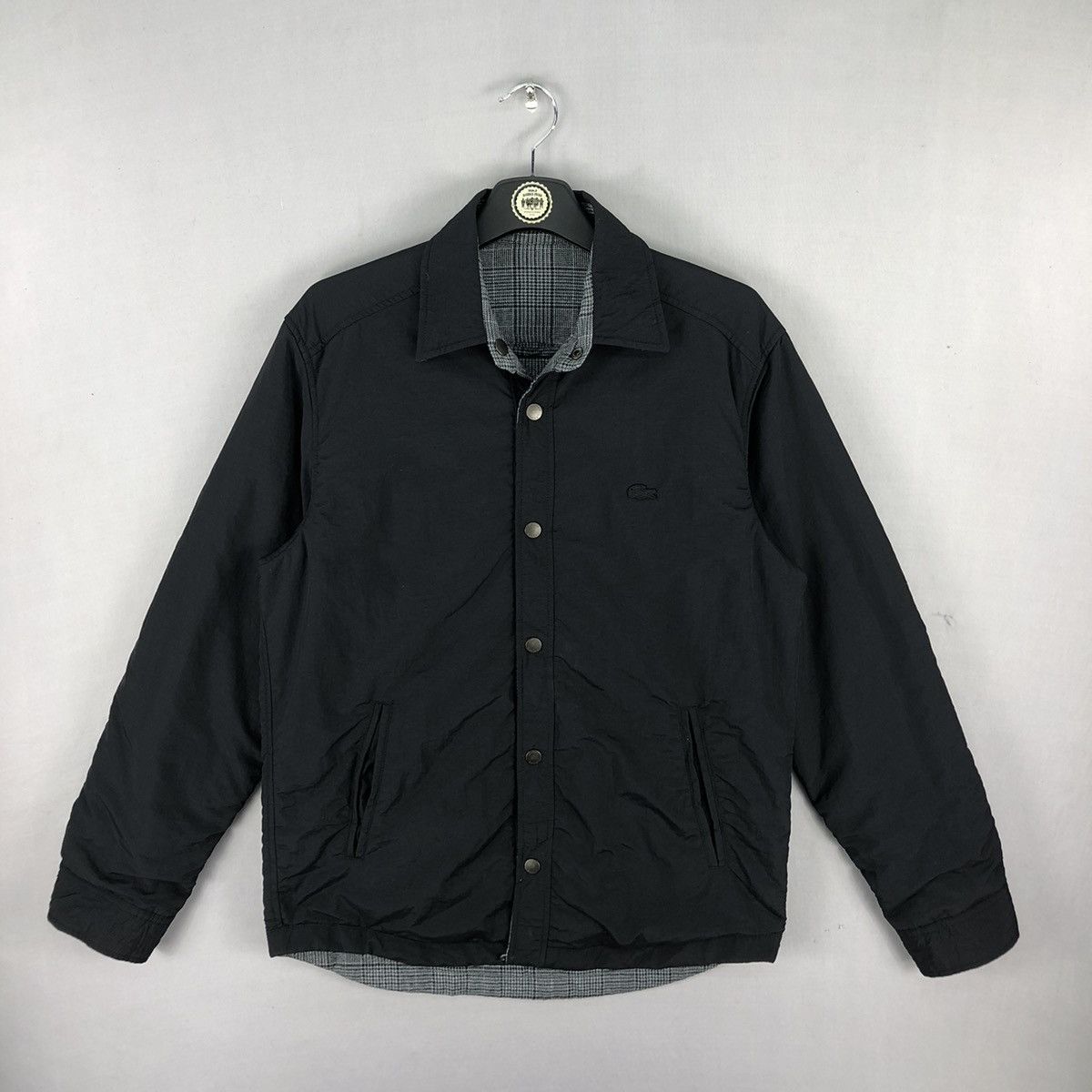 Lacoste Vintage Lacoste Flannel Reversible to Coach Jacket Size US S / EU 44-46 / 1 - 2 Thumbnail