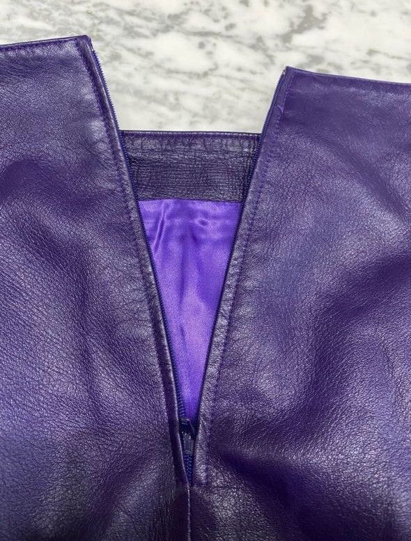 Jitrois Jitrois Fox Fur Leather Hourglass Suit Size M / US 6-8 / IT 42-44 - 6 Thumbnail