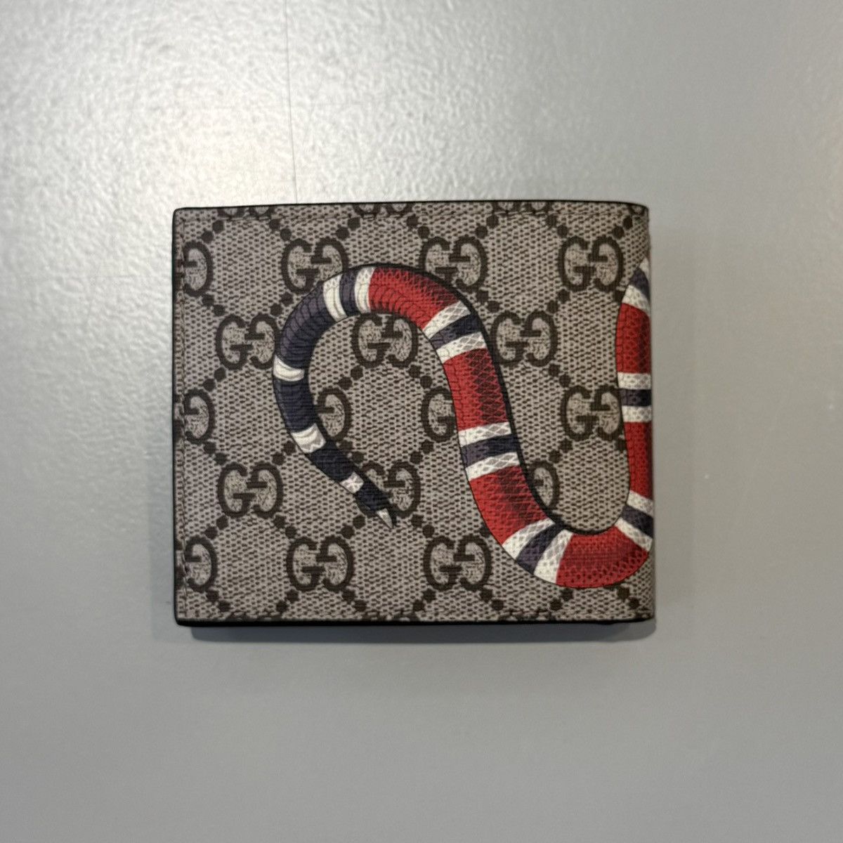 Gucci Gucci Kingsnake Bifold Wallet 8 Card Slot Size ONE SIZE - 5 Thumbnail
