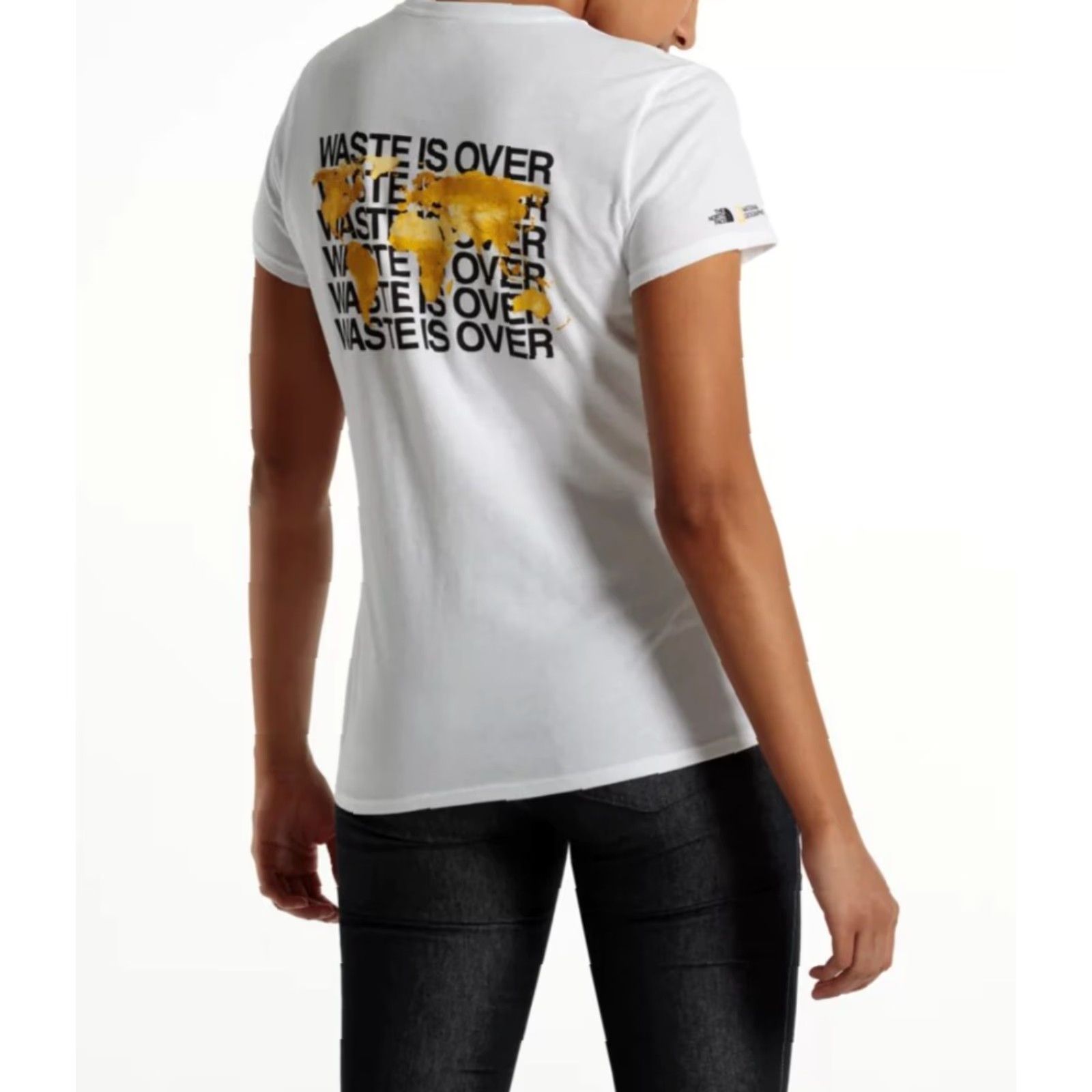 The North Face WOMENS Short Sleeve Find Source Tee The North Face Shirt Womens White 90s National Geographic Bottle Source Size 28" / US 6 / IT 42 - 3 Thumbnail