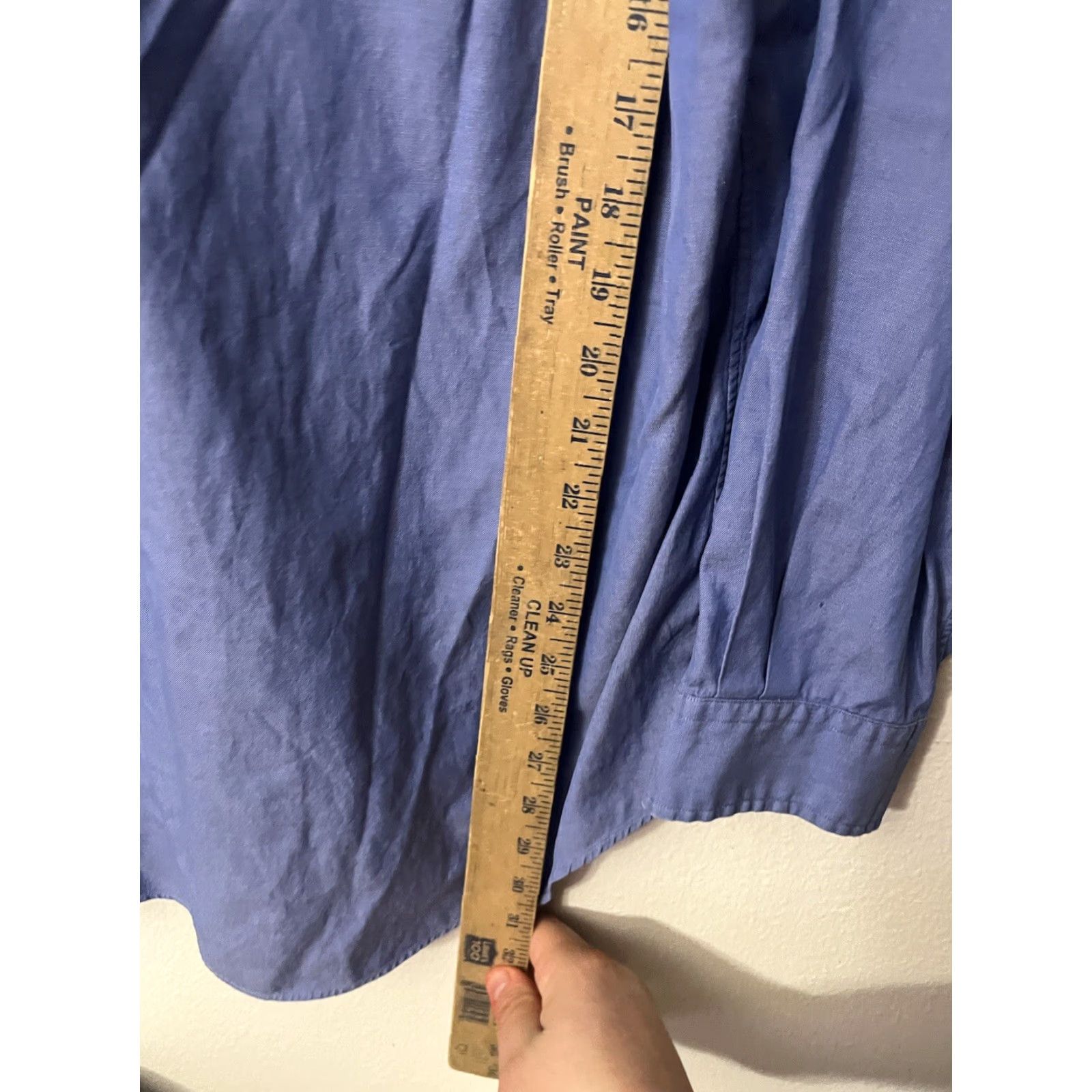 Ralph Lauren Ralph Lauren Shirt Men 15.5 34 Blue Long Sleeve Button Down Yarmouth Fashion Shirt Mens Classic Cotton Size US M / EU 48-50 / 2 - 4 Thumbnail
