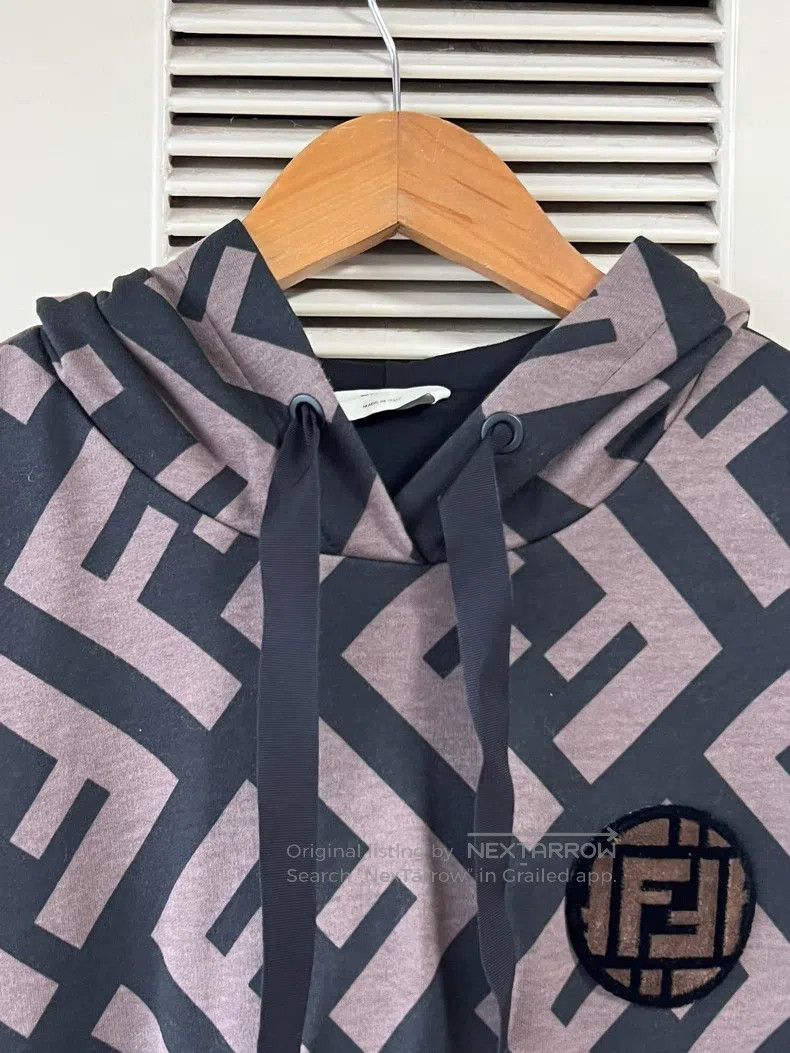 Fendi Fendi Double F old flower patterned hoodie Size M / US 6-8 / IT 42-44 - 3 Thumbnail