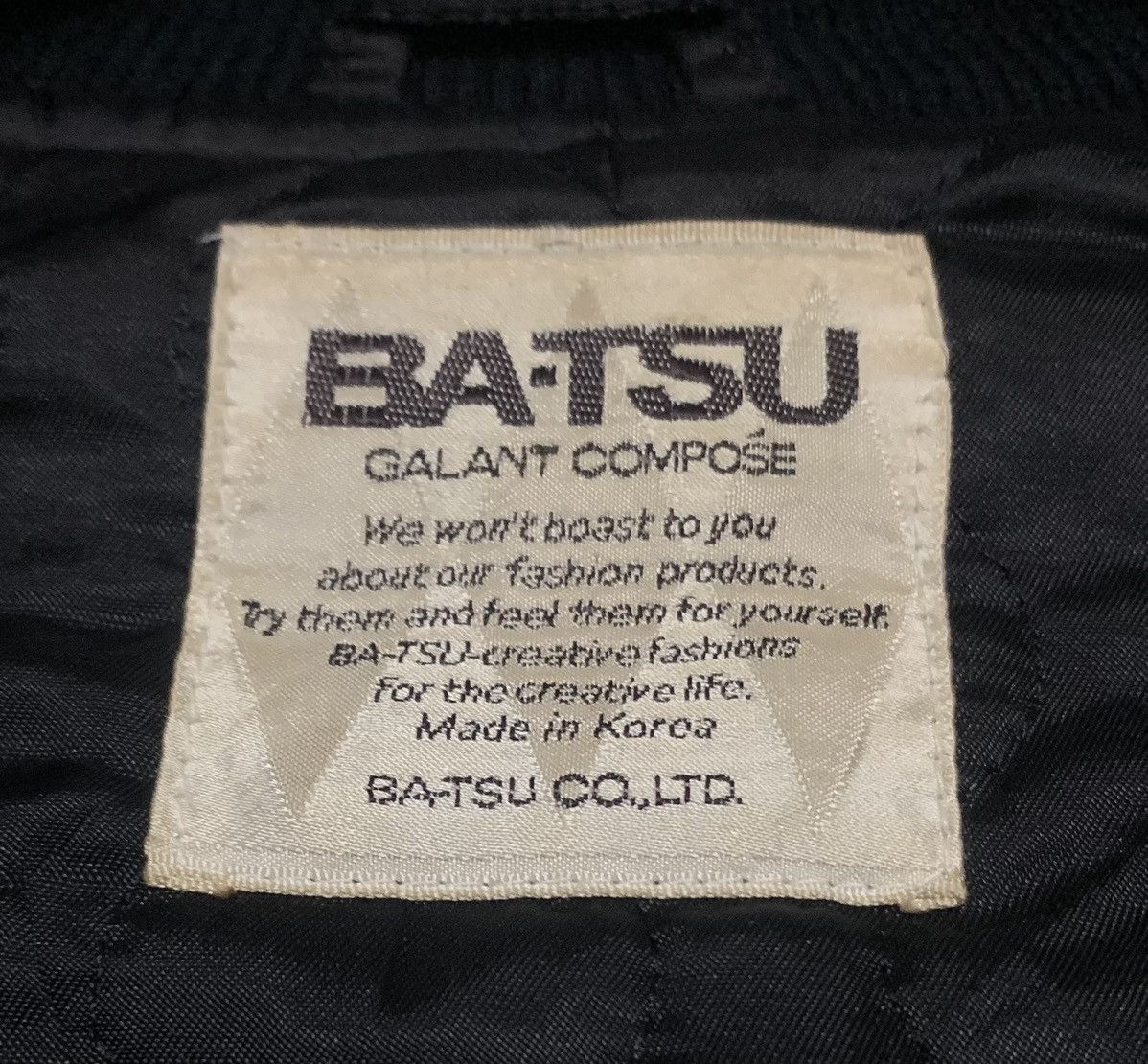 If Six Was Nine Vintage 80s Japanese BA-TSU Wool Varsity Jacket Nice Design Size US M / EU 48-50 / 2 - 9 Thumbnail