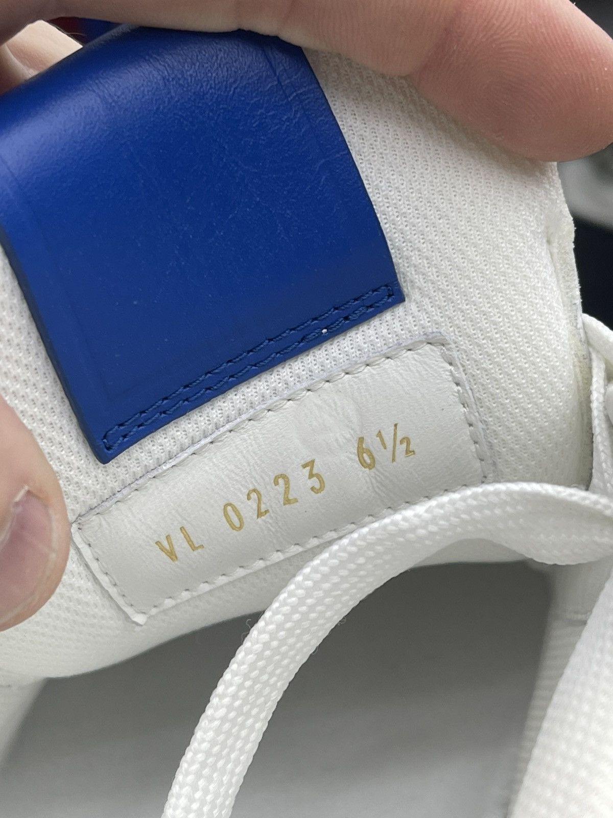 Louis Vuitton Size 7.5US/6.5LV Louis Vuitton Blue LV Monogram Trainer Size US 6.5 / EU 39-40 - 10 Thumbnail