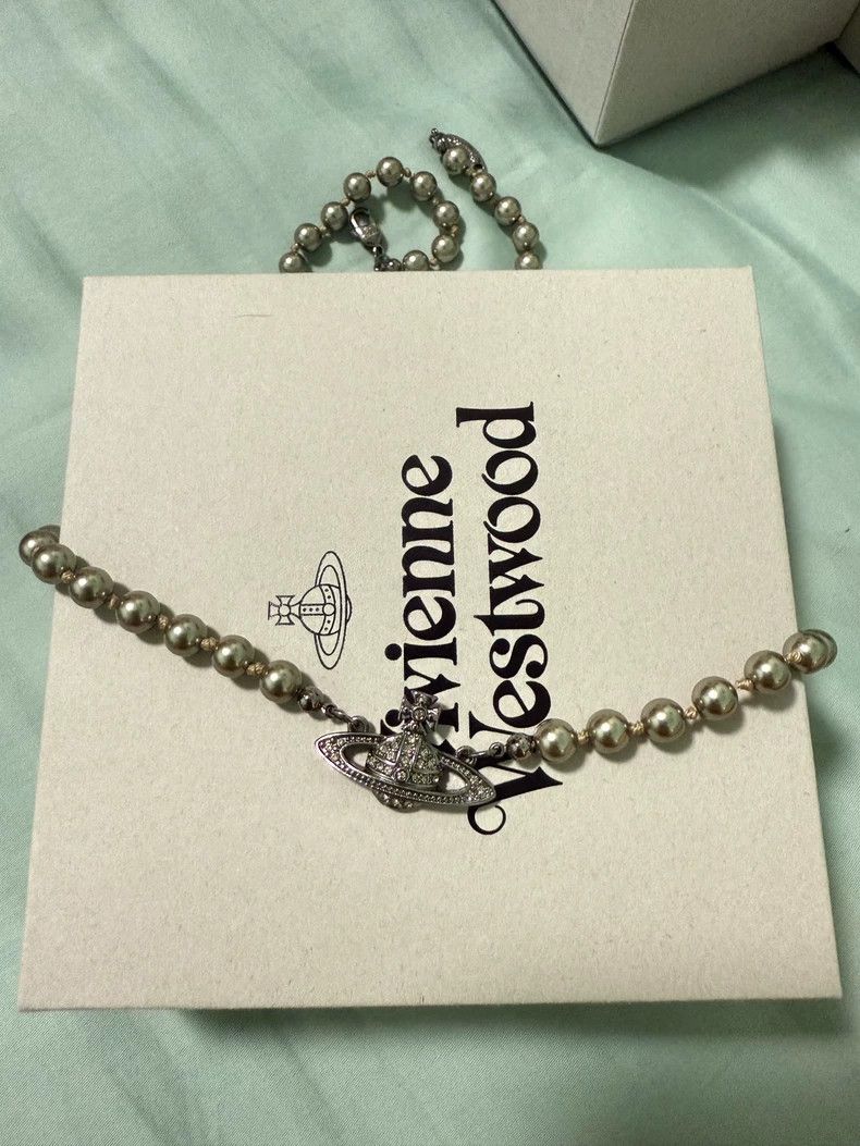 Vivienne Westwood Vivienne Westwood Pearl necklace grey Men's Size ONE SIZE - 1 Thumbnail