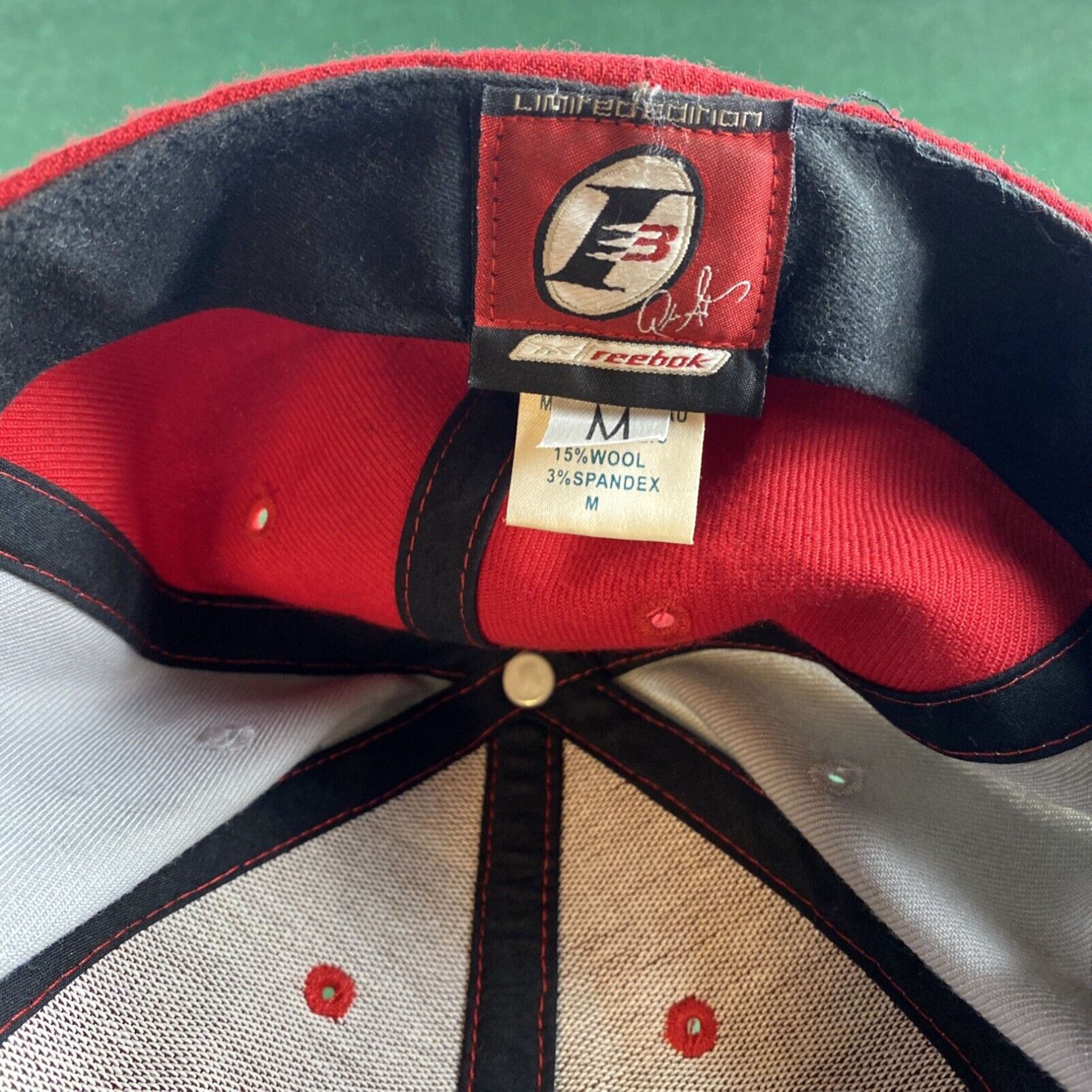 Reebok Vintage Reebok Allen Iverson FlexFit Hat I3 Red Baseball Cap RARE FAST SHIPPING Size ONE SIZE - 7 Thumbnail