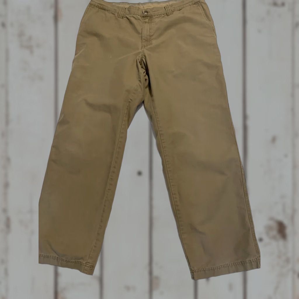 Vintage VINTAGE Columbia Mens Cargo Pants Size 38x33 Khaki Canvas Outdoor Workwear Straight Fit Size US 38 / EU 54 - 1 Thumbnail