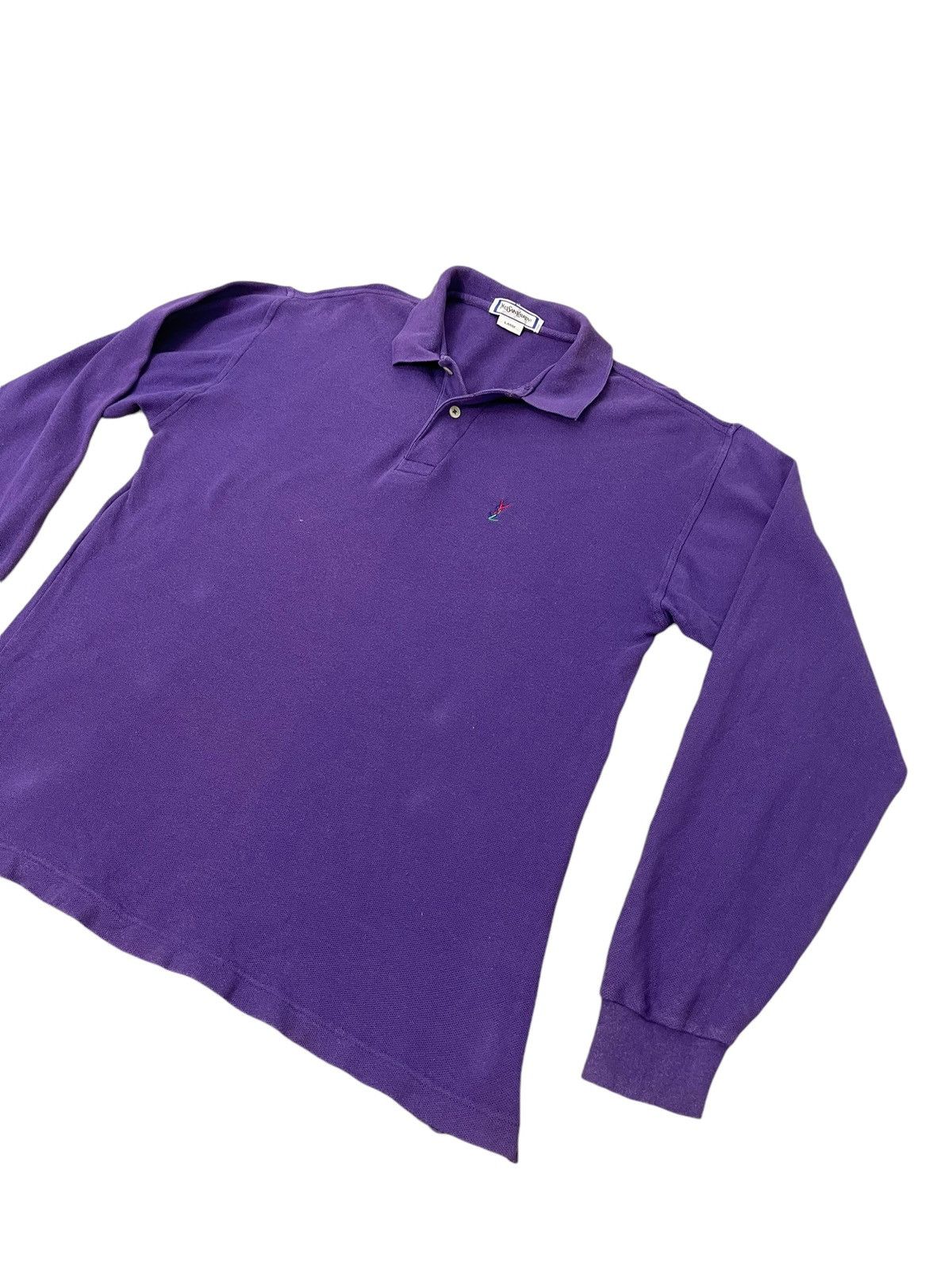 Yves Saint Laurent Vtg Yves Saint Laurent Polo Shirt 5🟩9 Size US L / EU 52-54 / 3 - 4 Thumbnail