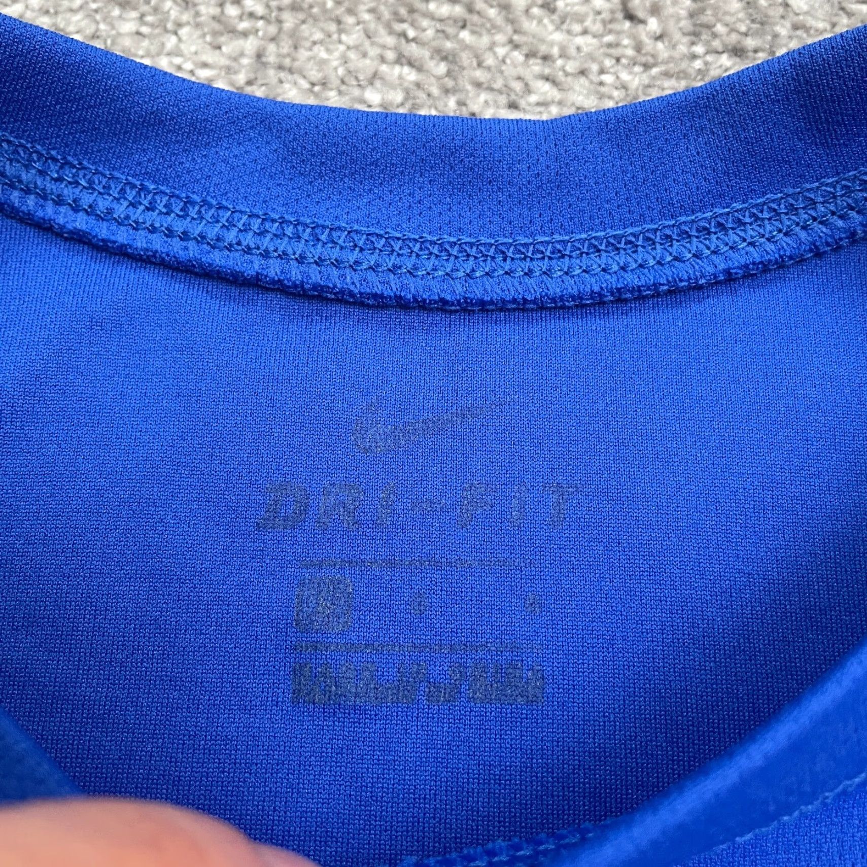 Nike Nike Shirt Mens L Blue Dri-Fit Active Crew Short Sleeve Athletic Tee Size US L / EU 52-54 / 3 - 6 Thumbnail