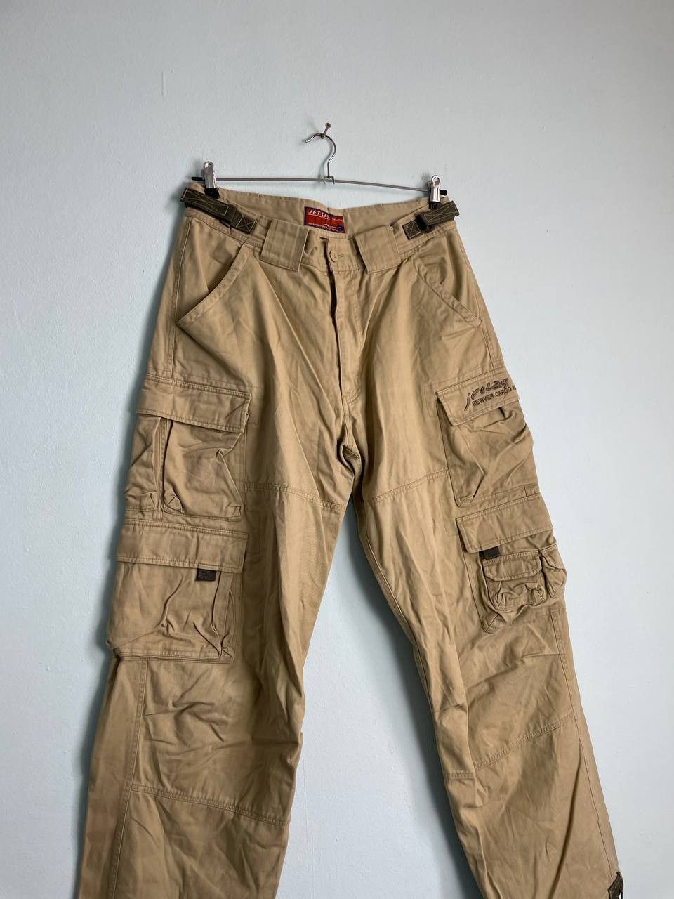 Vintage Vintage Baggy Oversized “JET LAG”Multi-Pocket Cargo Pants Size US 34 / EU 50 - 2 Thumbnail