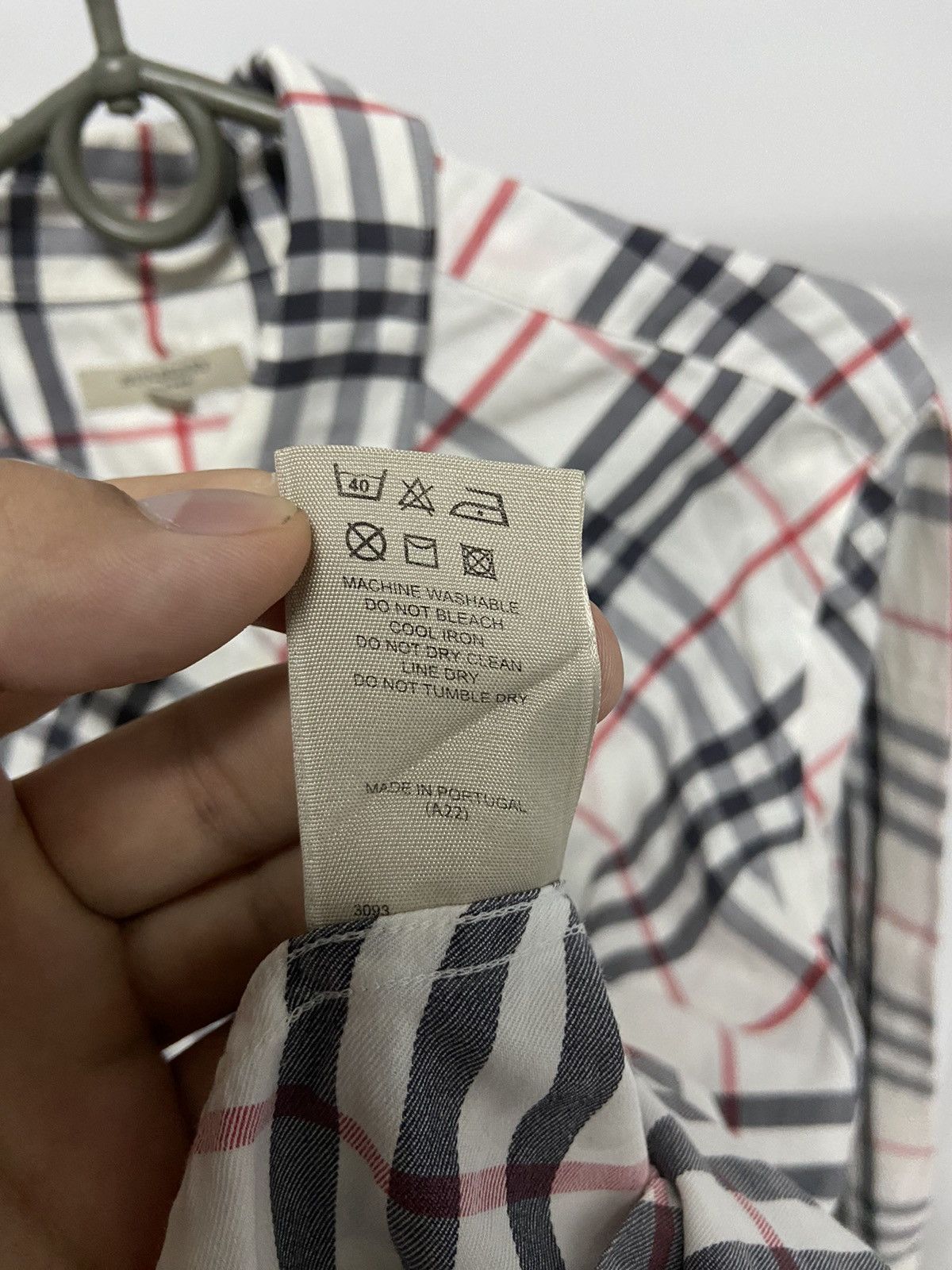 Burberry × Vintage Burberry Vintage Button Ups Classic Nova Check Womans Size L / US 10 / IT 46 - 6 Thumbnail