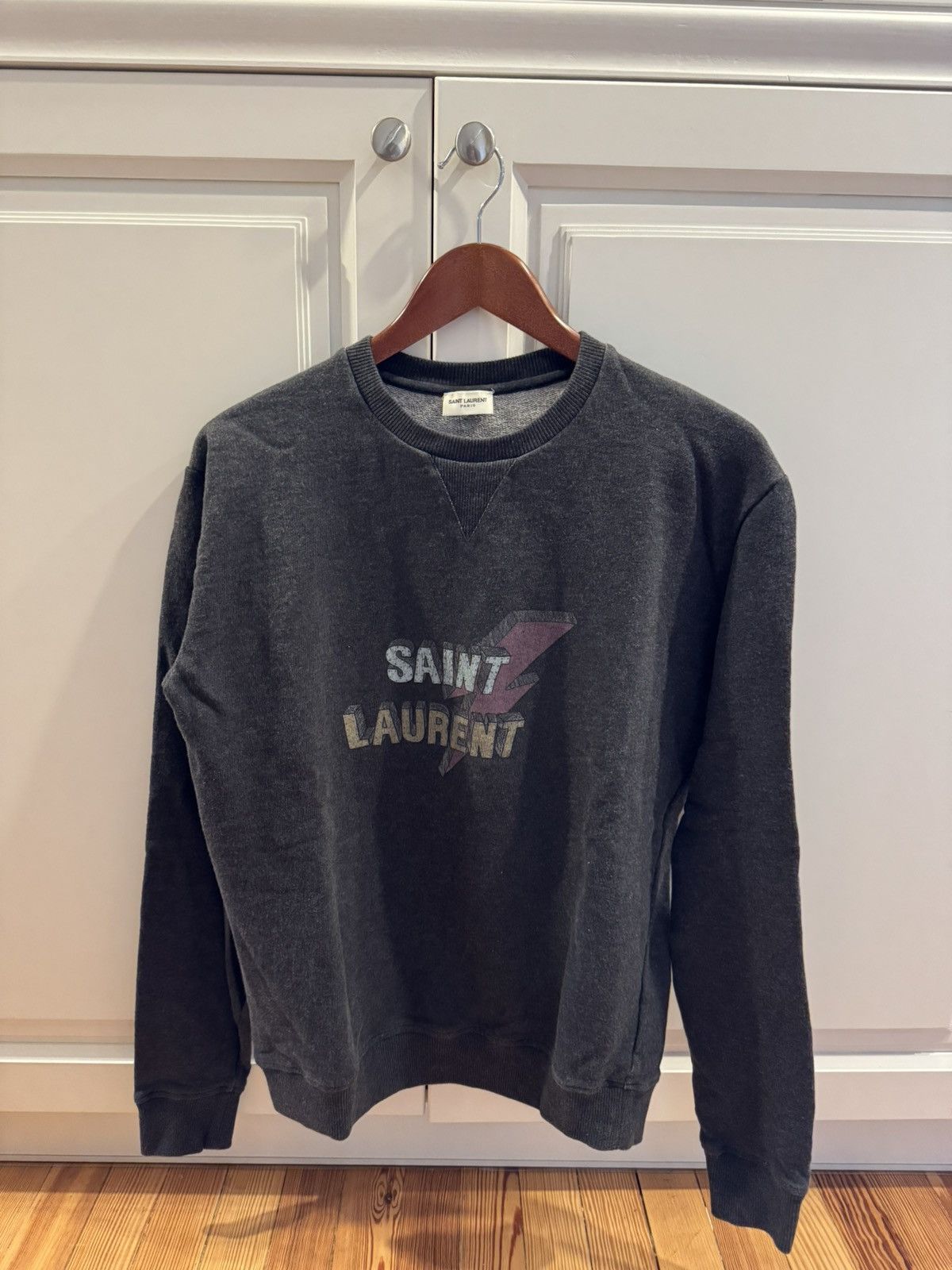 Saint Laurent Paris Lightning Sweater Size US L / EU 52-54 / 3 - 2 Thumbnail
