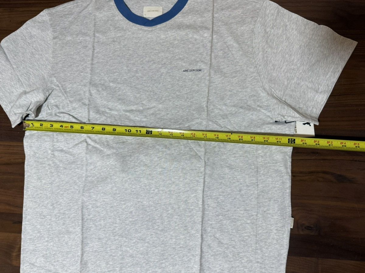 Aime Leon Dore Aime Leon Dore ALD Marina Ringer Collar Tee Grey size XL Size US XL / EU 56 / 4 - 5 Thumbnail