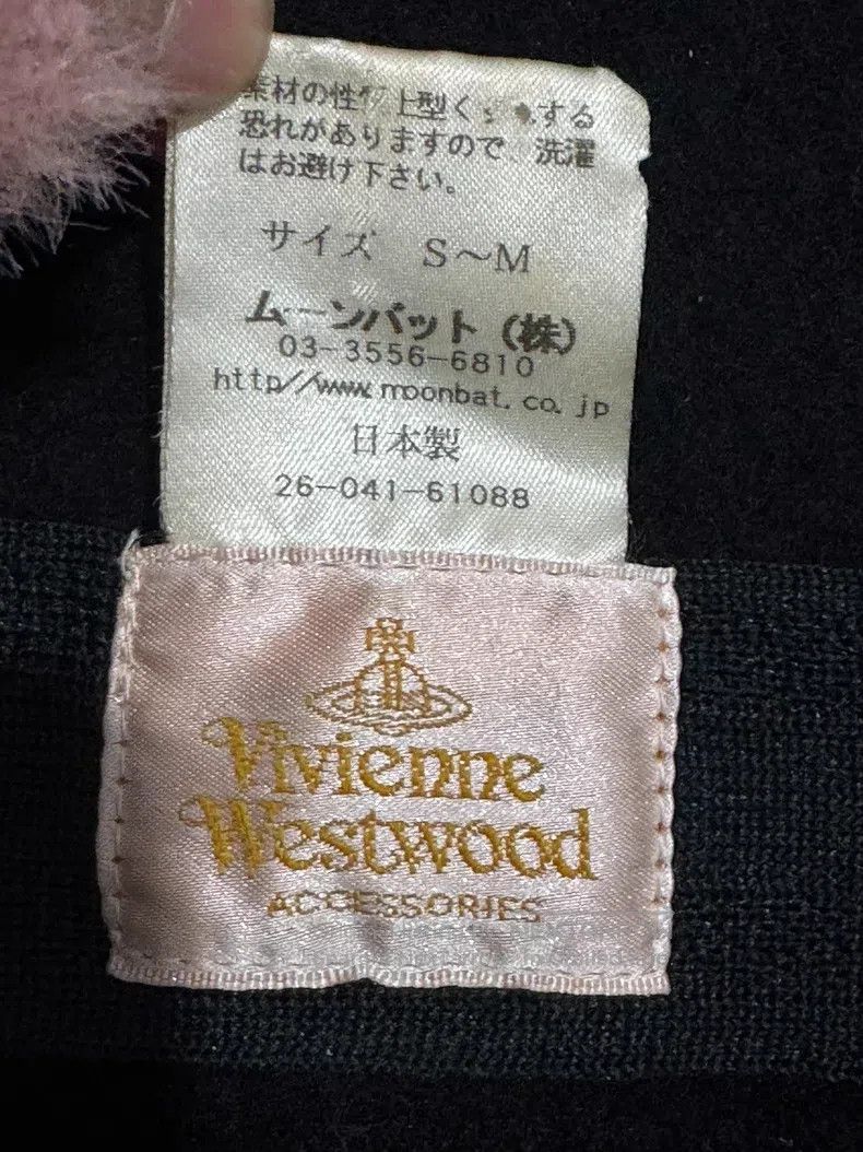 Vivienne Westwood Vivienne Westwood Black Saturn Stud Beret Size ONE SIZE - 6 Thumbnail