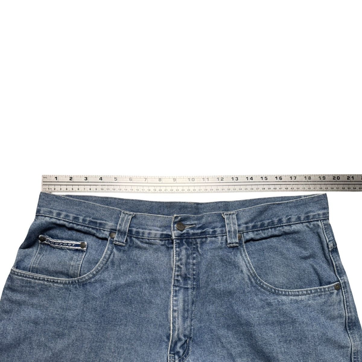 Other VTG Y2K MAC Sport Blue Denim Skater Jean Shorts Baggy 38 Size US 38 / EU 54 - 5 Thumbnail