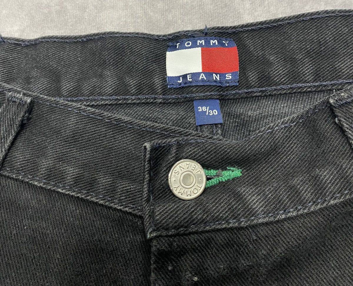 Tommy Jeans 90’s Vintage Tommy Jeans Baggy Fit Black Denim Jeans 36/30 Size US 36 / EU 52 - 3 Thumbnail