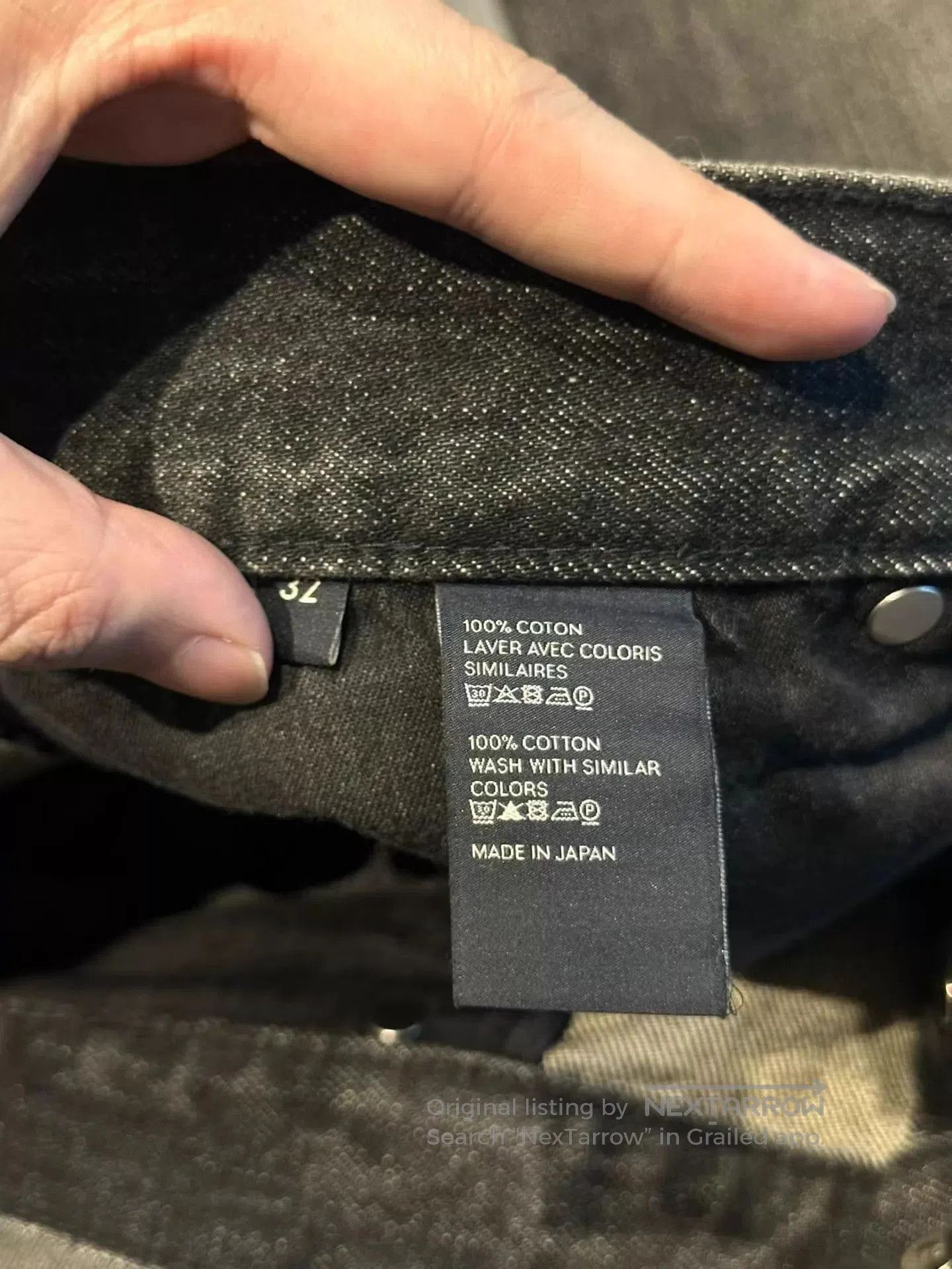 Celine Black Distressed Denim Jeans Size 32. Size US 32 / EU 48 - 4 Thumbnail