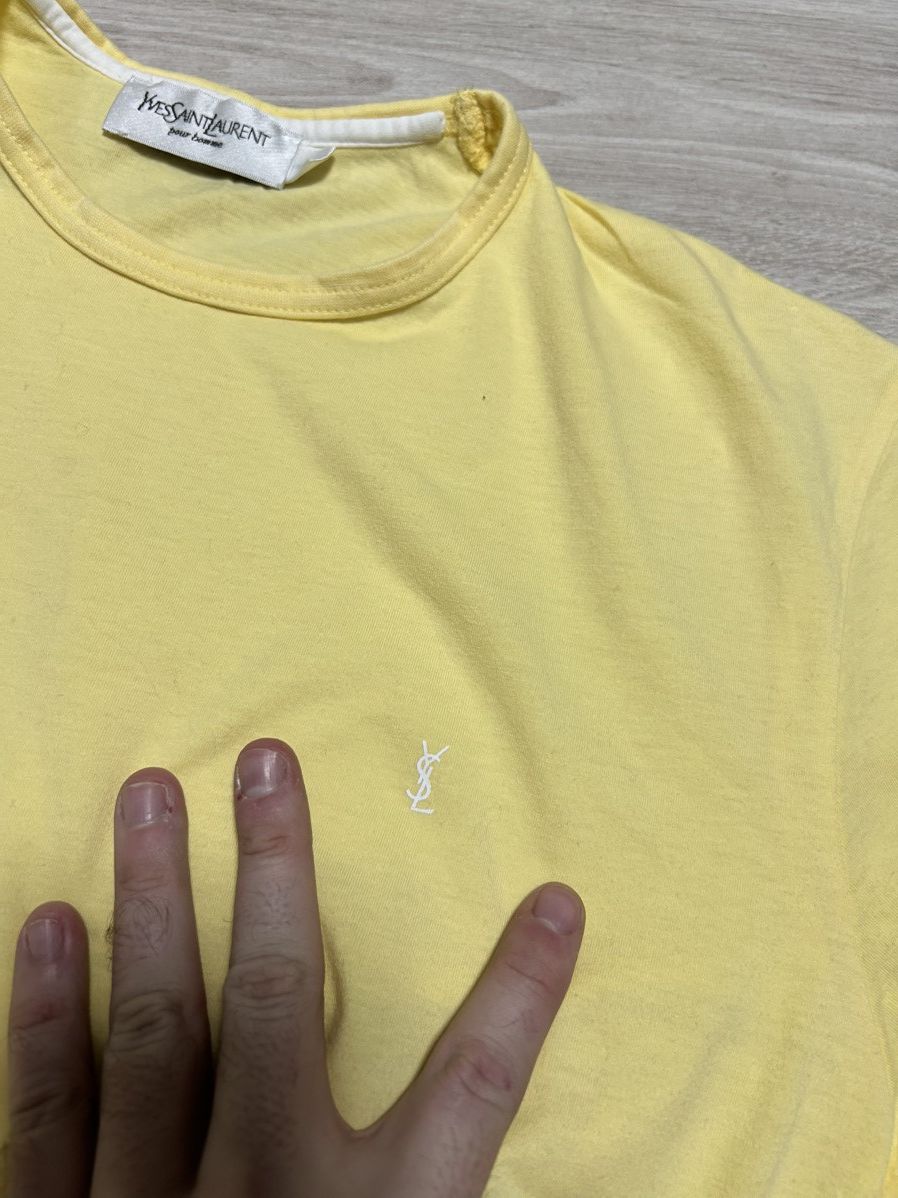 Vintage Vintage Yves Saint Lauren T-shirt basic small logo size S-M Size US S / EU 44-46 / 1 - 7 Thumbnail