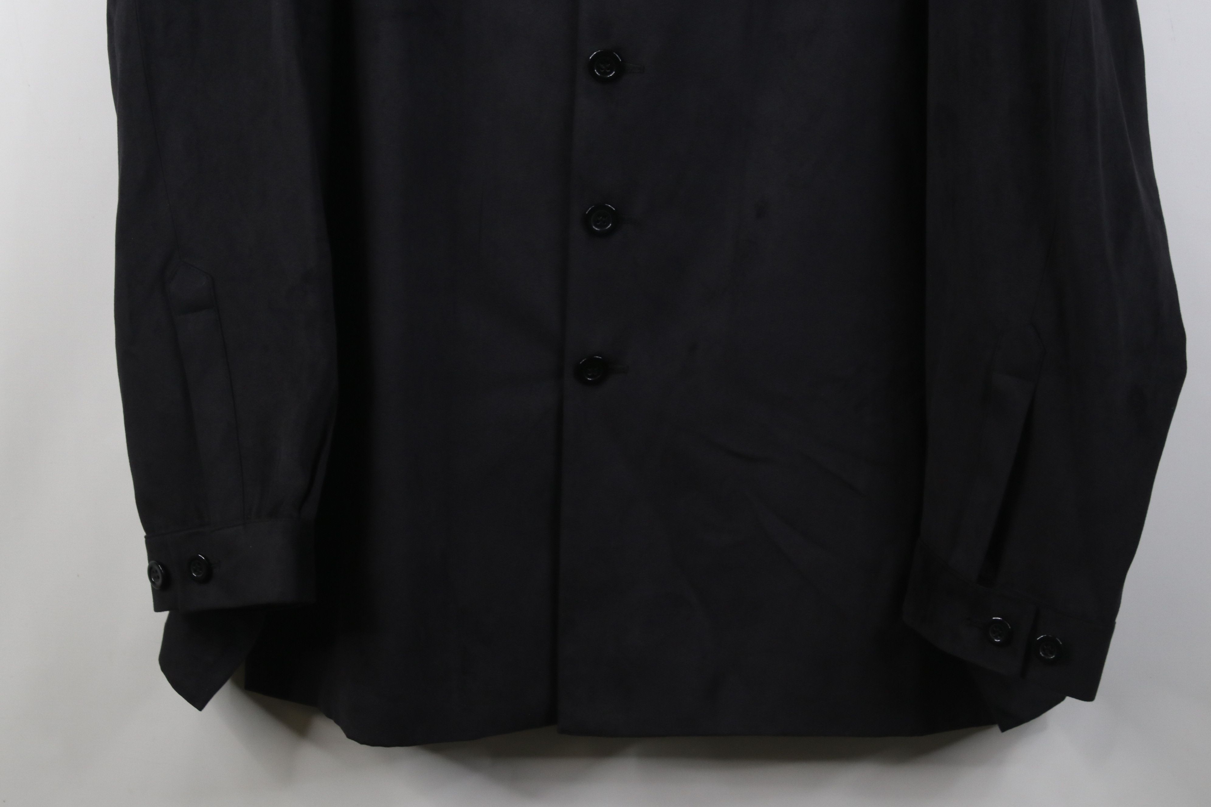 Vintage Vintage 90s Y2K Streetwear Shirt Jacket Jac Shirt Black Size US XXL / EU 58 / 5 - 3 Thumbnail