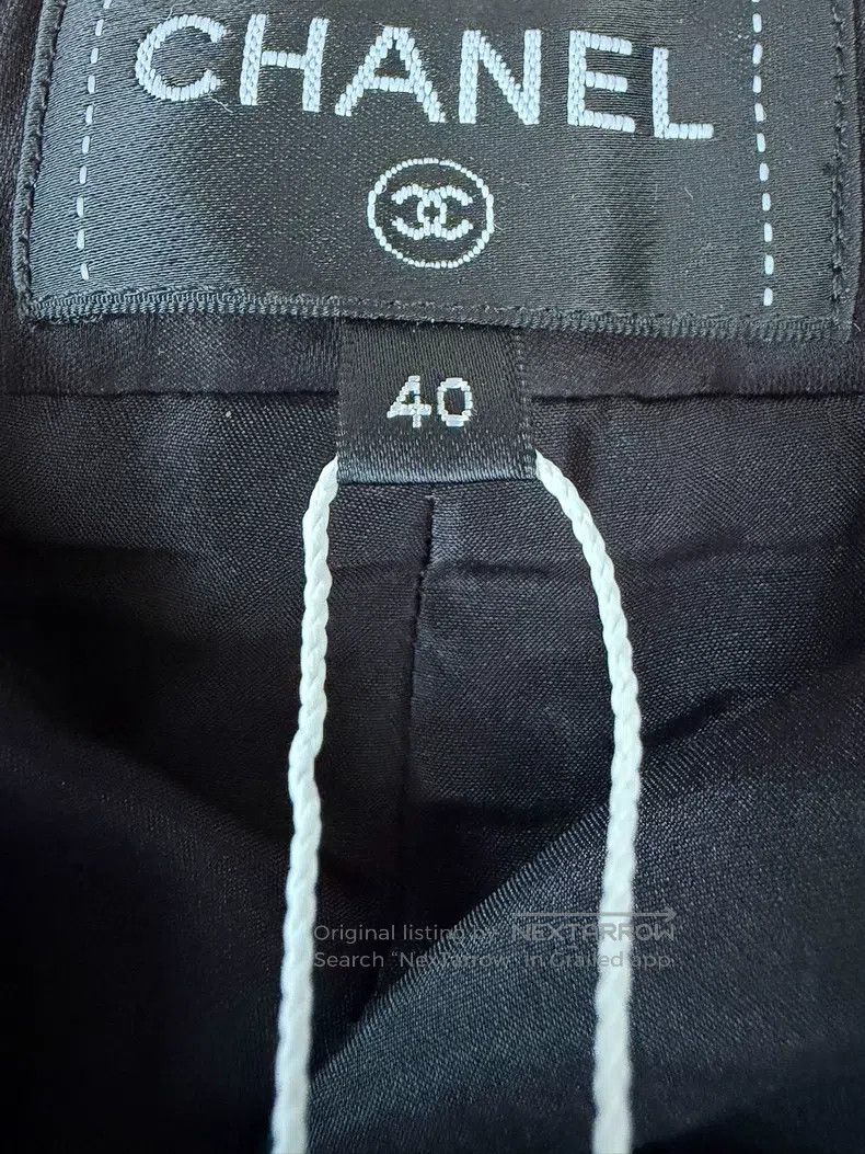 Chanel Chanel Spring and summer CC logo wide-leg trousers Size 26" / US 2 / IT 38 - 4 Thumbnail