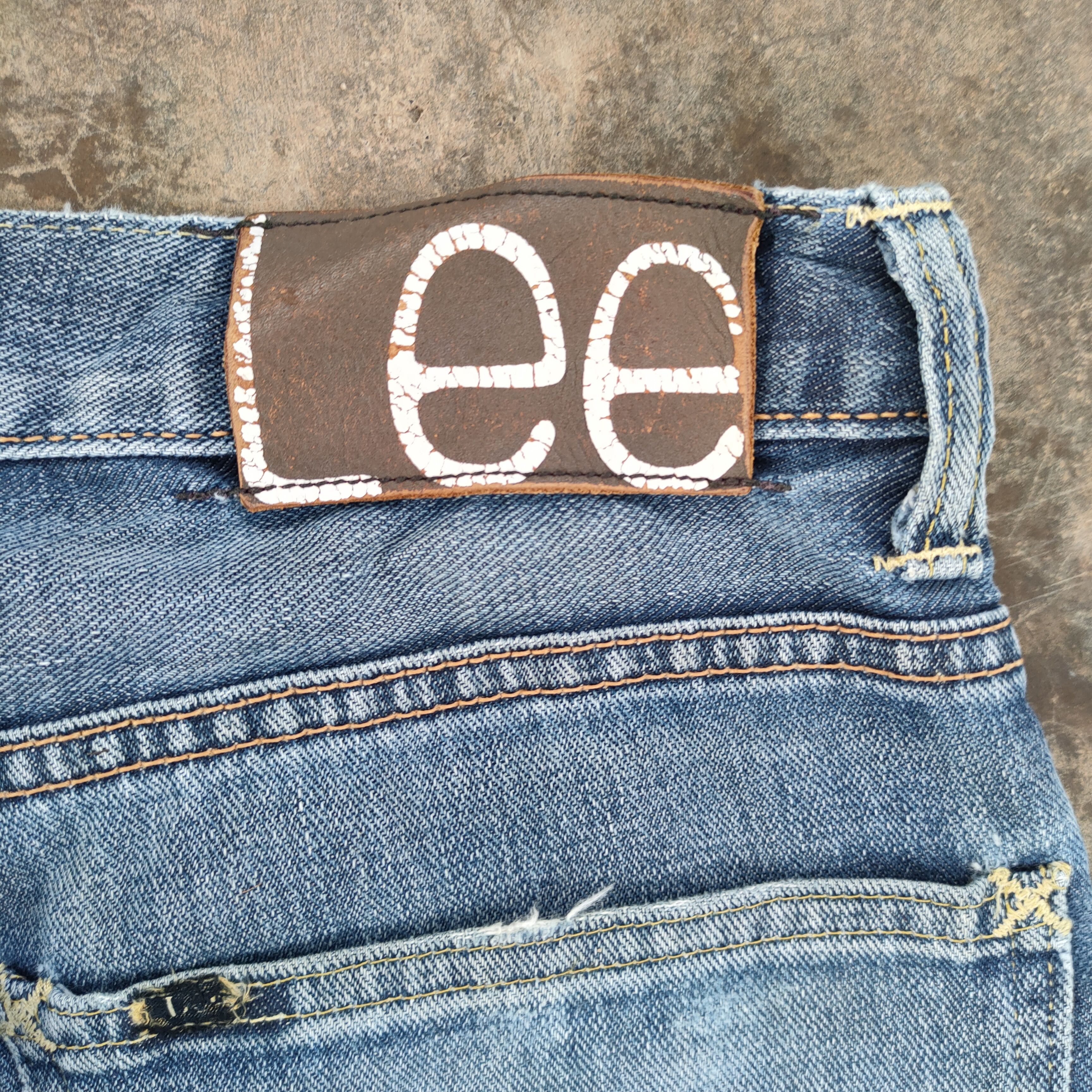 Lee VINTAGE LEE 101 FADED DISTRESSED JEANS DENIM PANTS Size US 29 - 13 Thumbnail