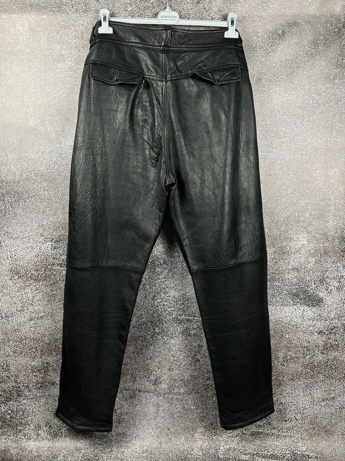 90s Emporio Armani leather pants