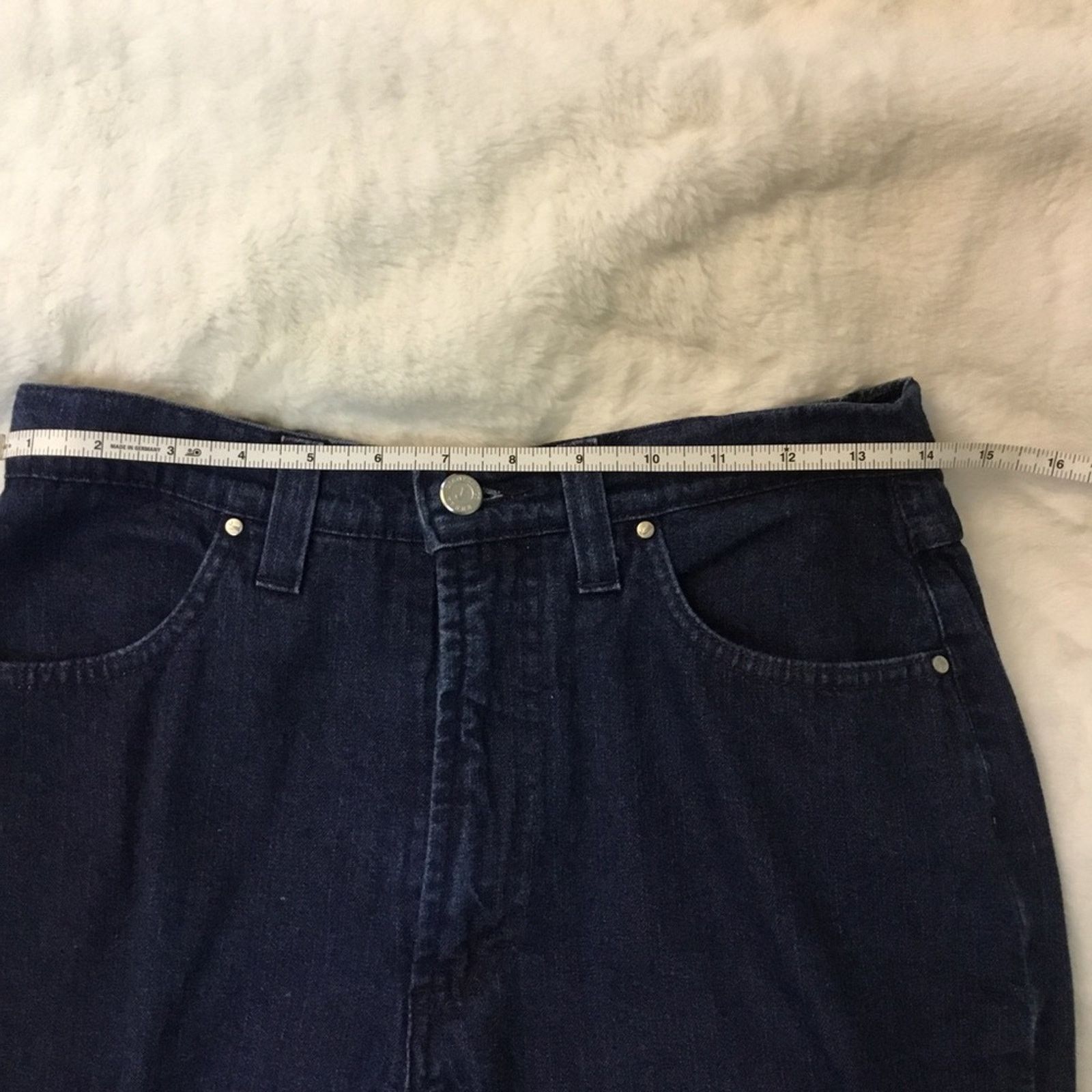 Gianfranco Ferre Gianfranco Ferré ITJ Blue Straight-Leg Jeans Size 30" / US 8 / IT 44 - 12 Thumbnail