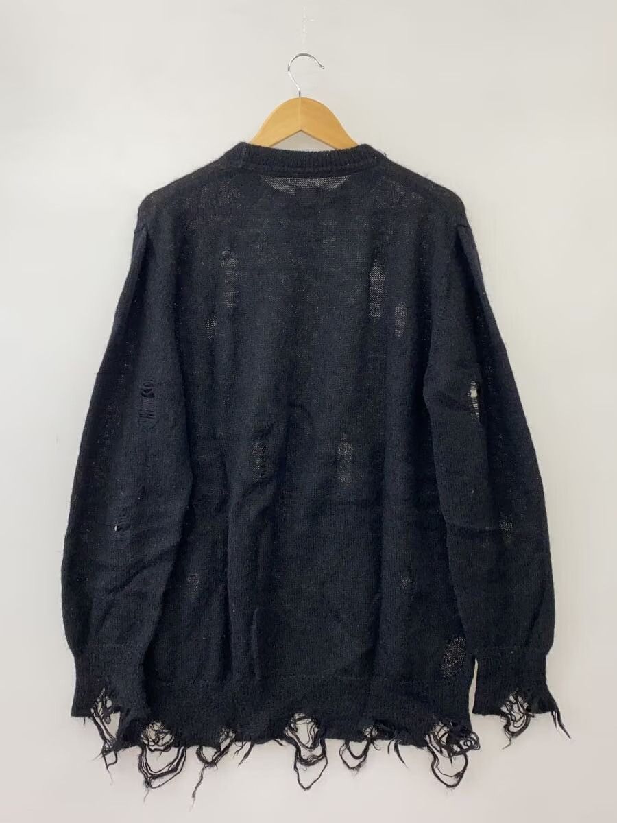 Number (N)ine Distressed Mohair Wool Knit Sweater Size US M / EU 48-50 / 2 - 2 Thumbnail