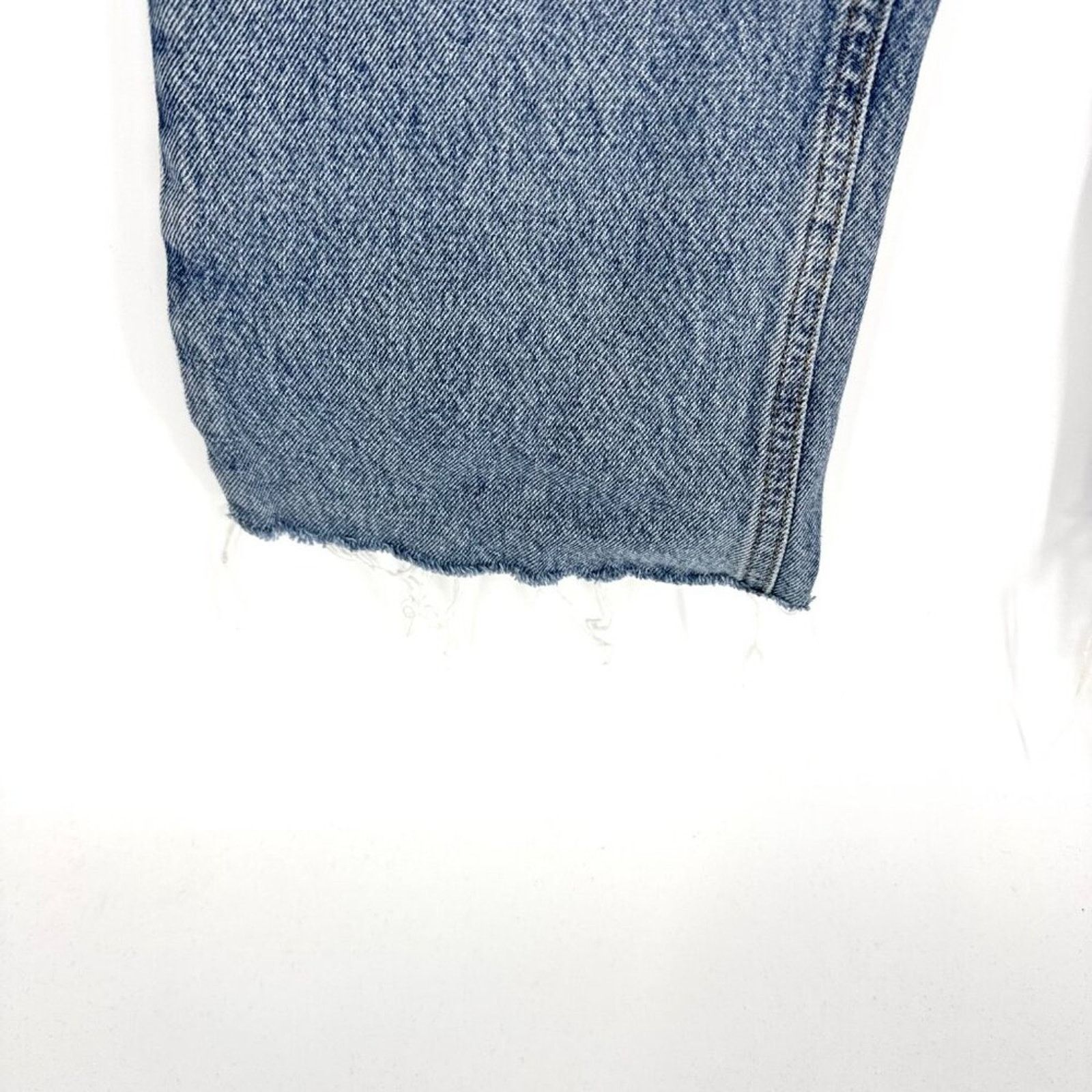 Agolde Agolde Lana Relaxed Straight Denim Jeans Raw Hem Size 28 Size 28" / US 6 / IT 42 - 2 Thumbnail