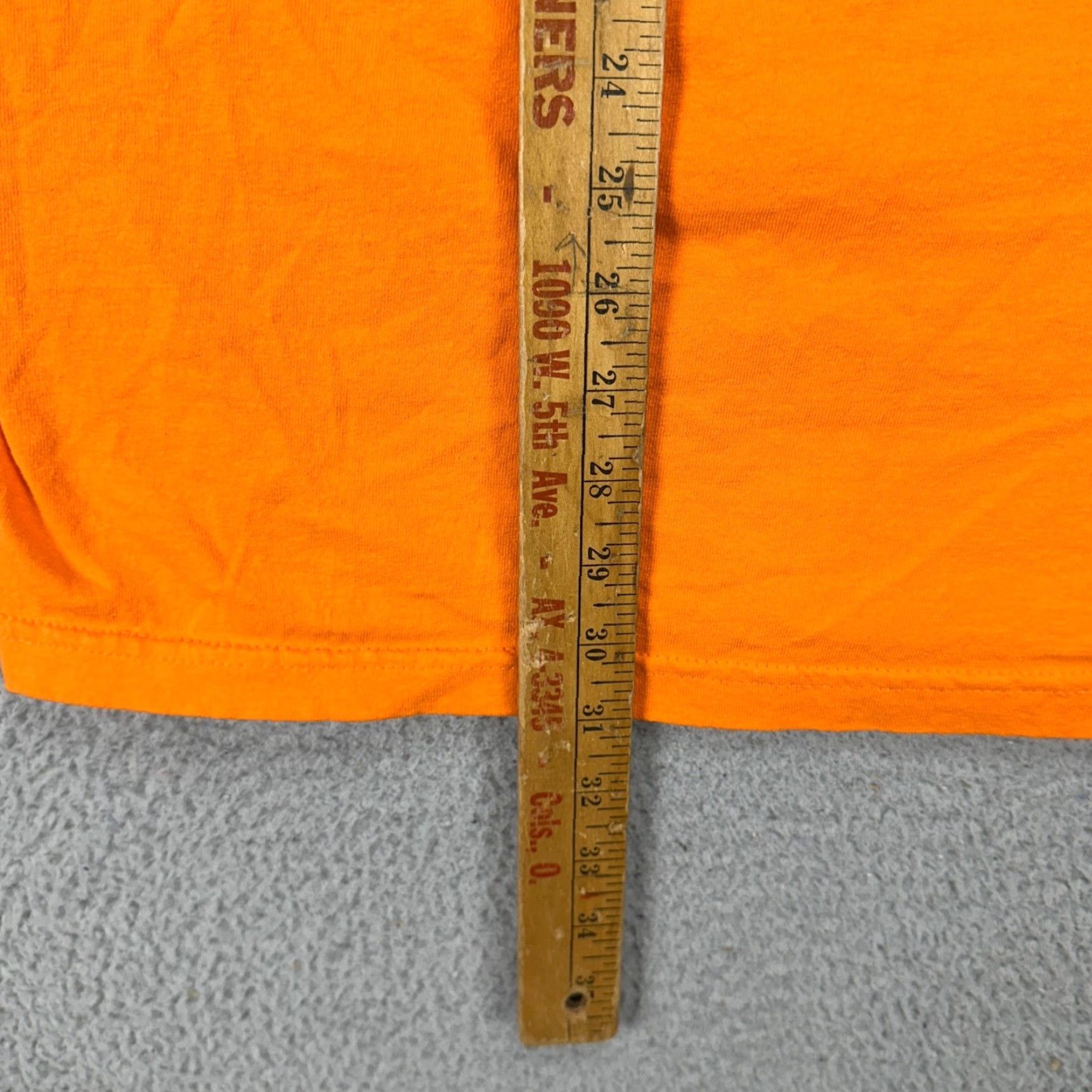 FRED Flintstones Mens T-Shirt 3XL Orange Short Sleeve Crew Neck Graphic Print Breathing Cotton Size US XXL / EU 58 / 5 - 7 Thumbnail