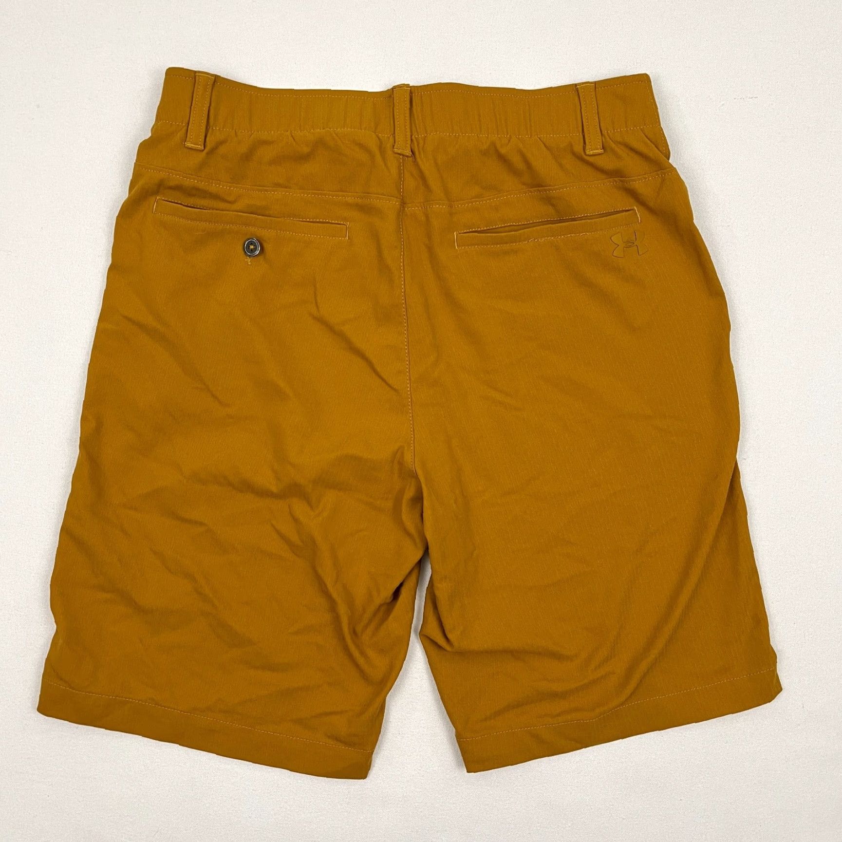 Under Armour Under Armour Matchplay Shorts Men 32 x 10" Yellow Chino Stretch Breathable Pockets Zip Front Flat Front Regular Fit Size US 32 / EU 48 - 2 Thumbnail