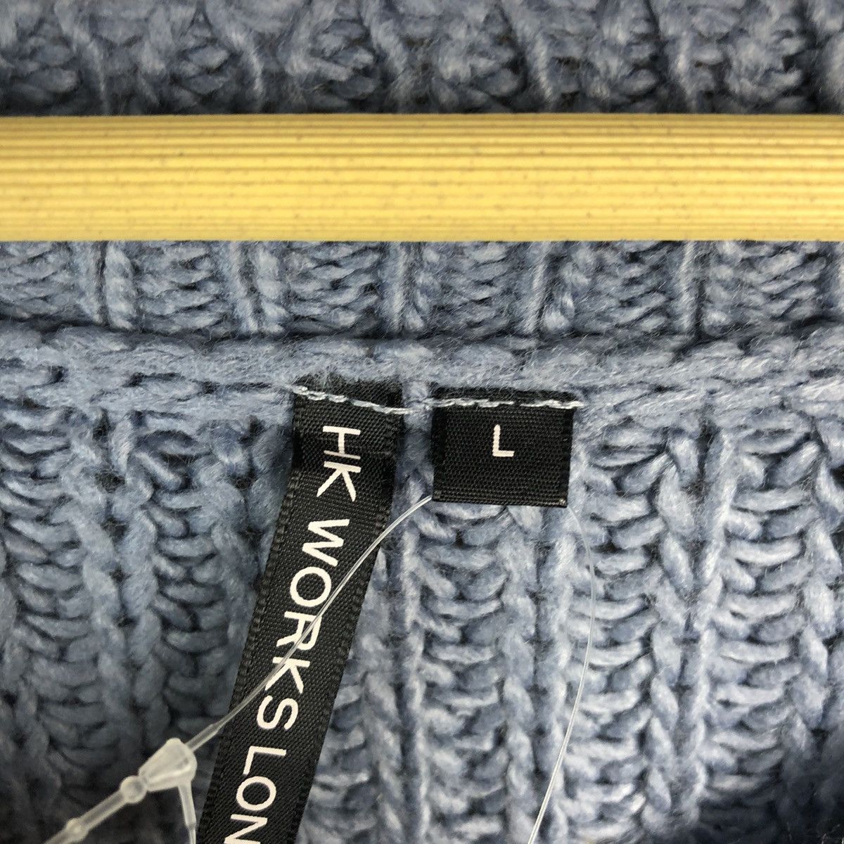 Japanese Brand Hk Works London Blue Knitwear #A818 Size US L / EU 52-54 / 3 - 10 Thumbnail