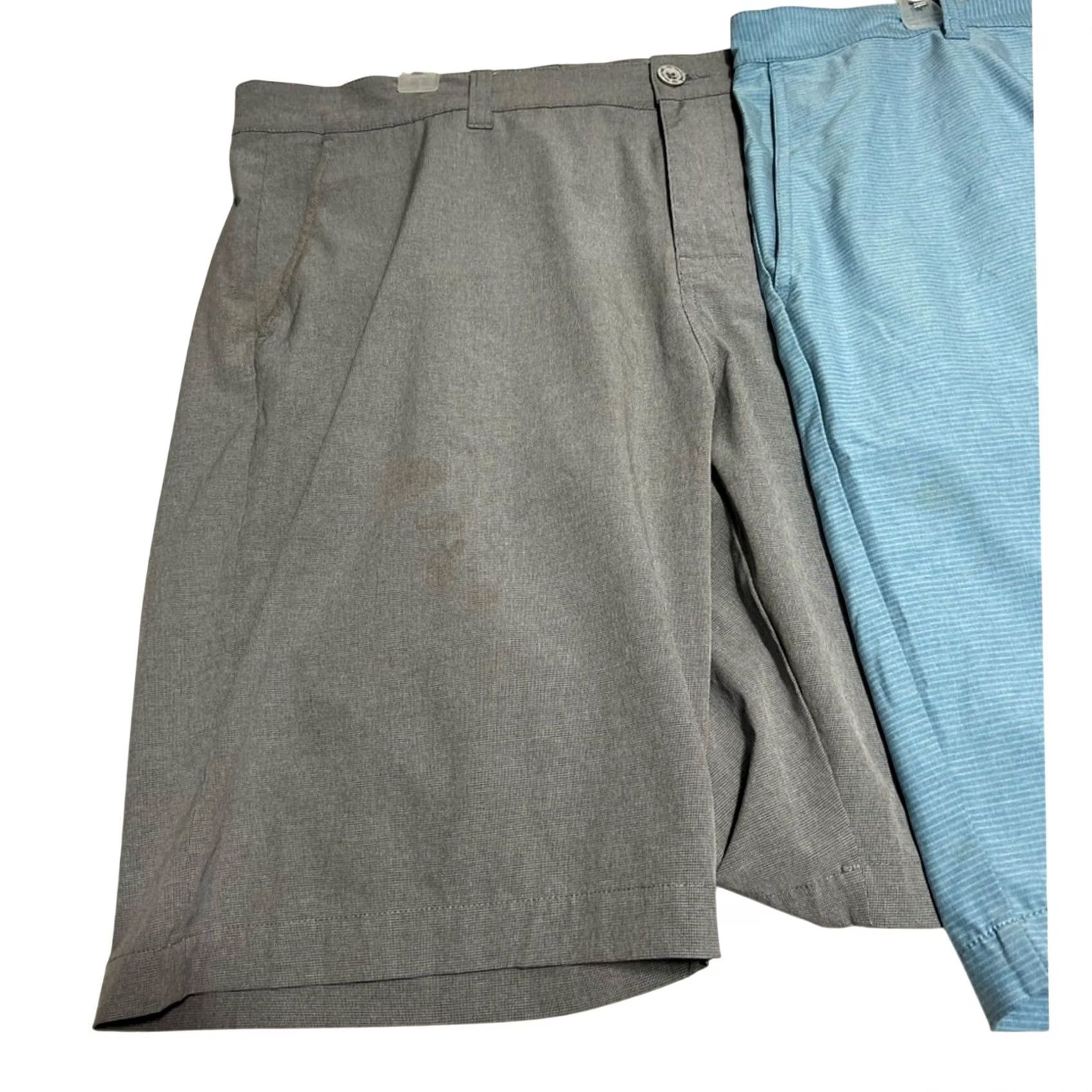 TravisMathew Travis Mathew Men’s Golf Shorts Lot Size 40 Stretch Performance 11” Inseam Gray Chino Regular Mens Size US 40 / EU 56 - 2 Thumbnail