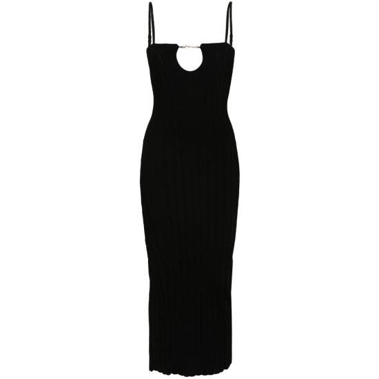 Jacquemus JACQUEMUS Women Dresses 241KN358 2355 990 BLACK Size S / US 4 / IT 40 - 1 Thumbnail