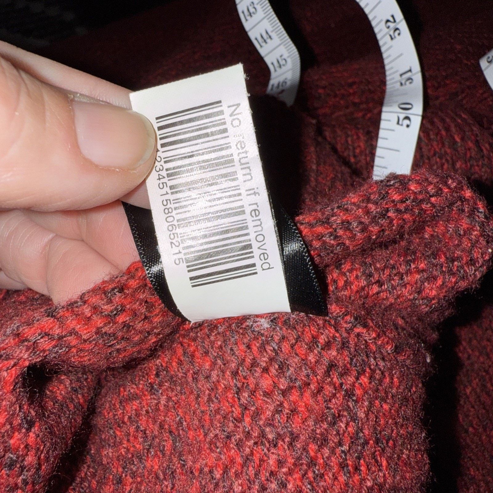 NEXT Next Men’s Birdseye Sweater Red W/Corduroy Trim Size XL Size US XL / EU 56 / 4 - 12 Thumbnail