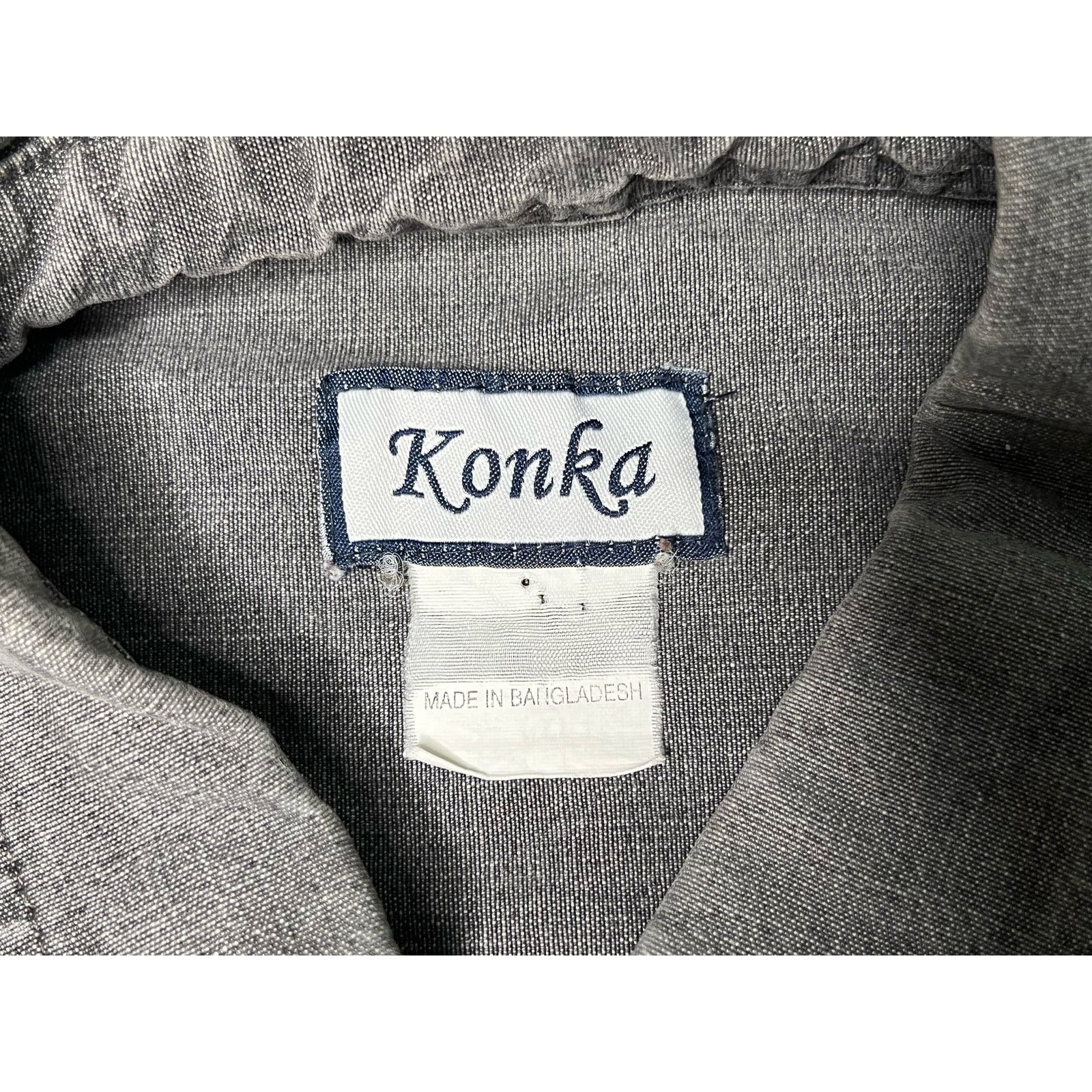 Vintage Vintage Konka Shooting Camo Patch Short Sleeve Button Down Size US XL / EU 56 / 4 - 3 Thumbnail