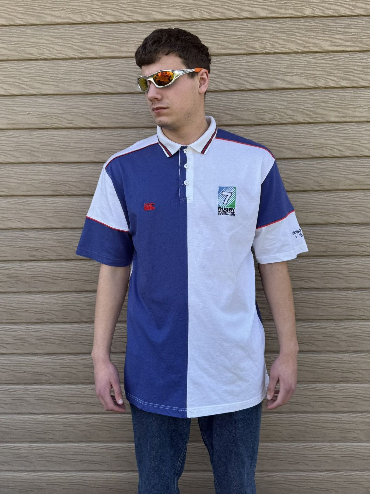 Canterbury of New Zealand Vintage Canterbury Rugby Polo Hong Kong 1997 World Cup XL Size US XL / EU 56 / 4 - 3 Thumbnail